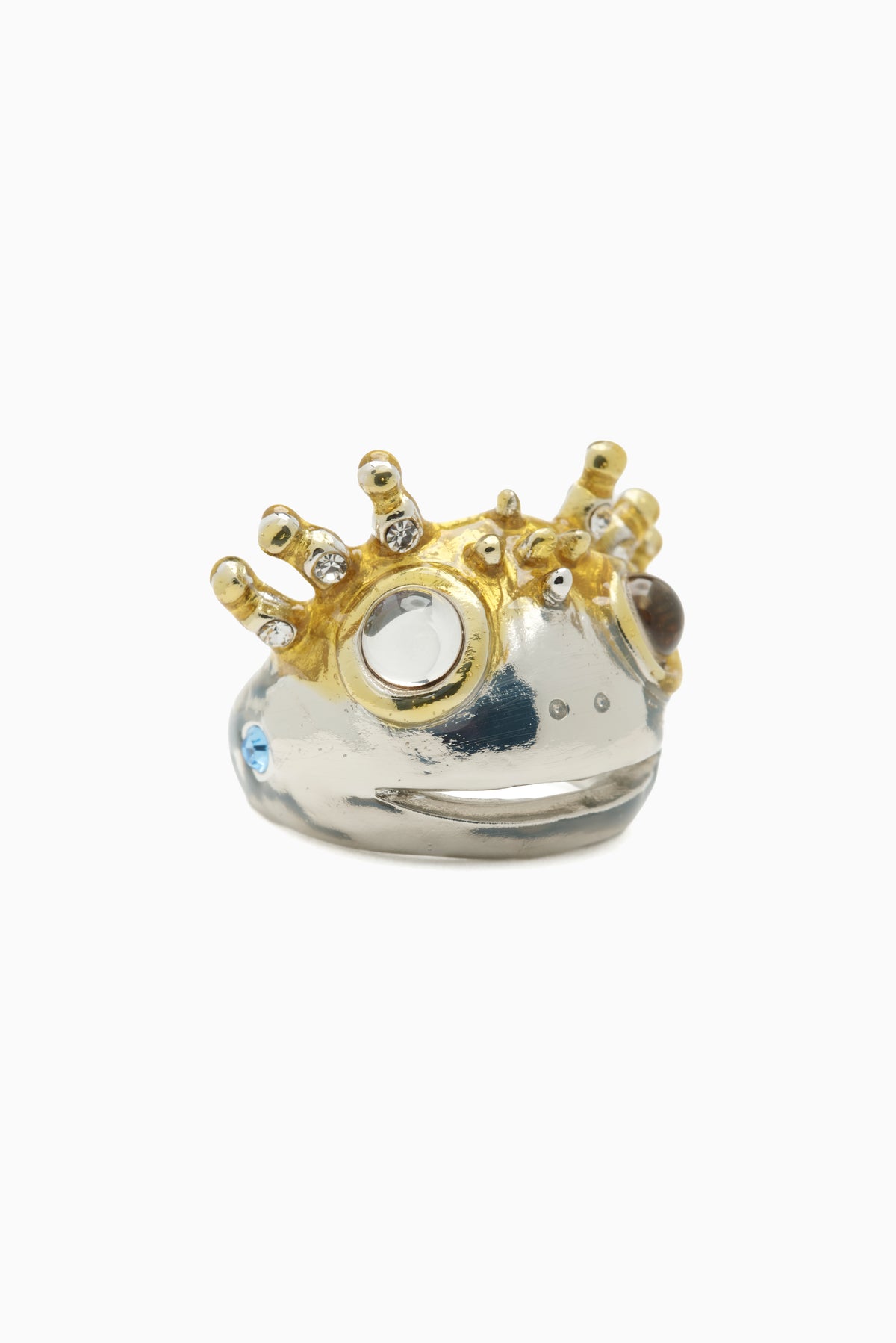 Axolotl Ring - Silver Gold