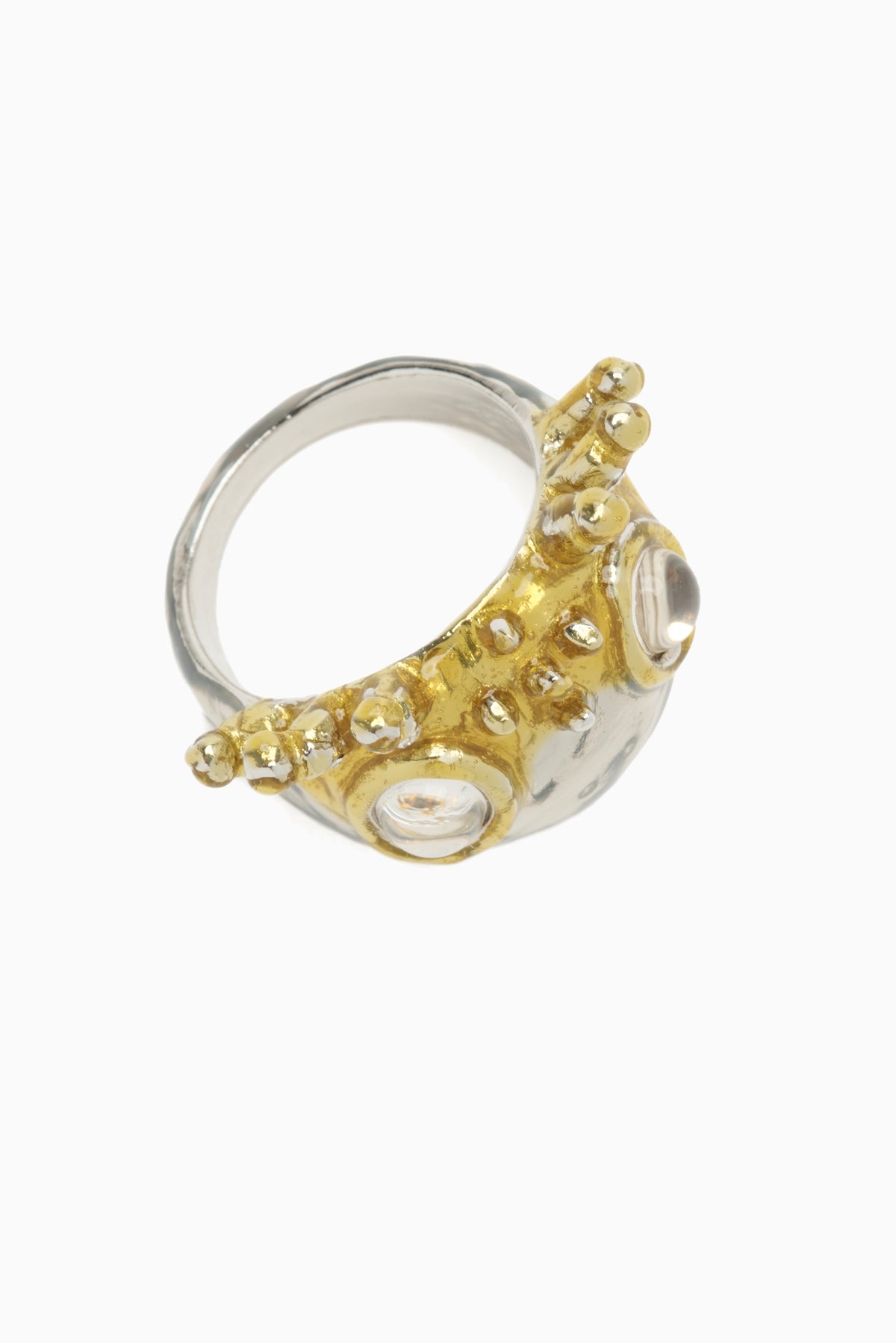 Axolotl Ring - Silver Gold