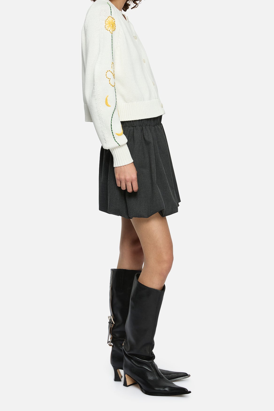 Belle Skirt - Charcoal