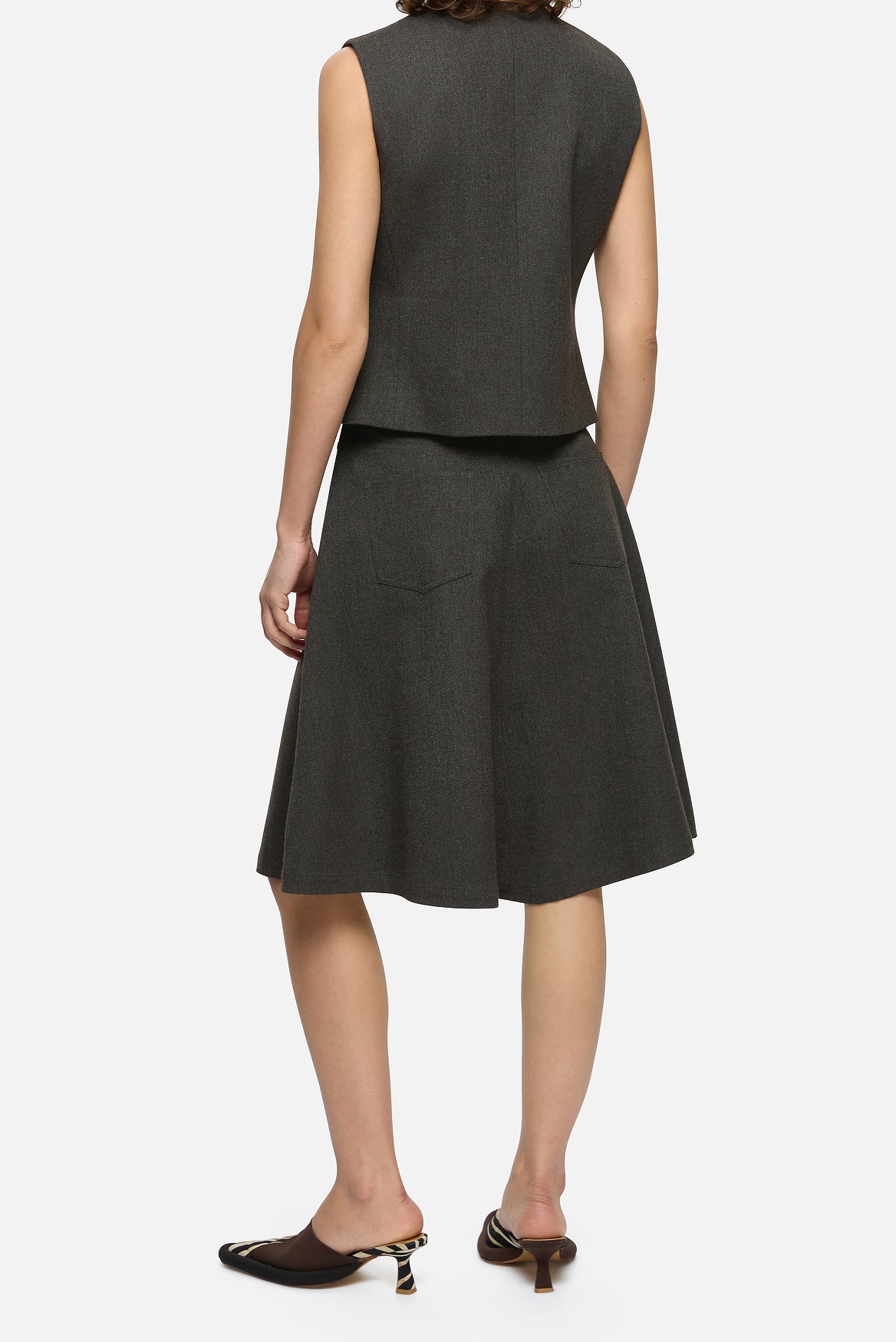 Jasmine Vest - Charcoal