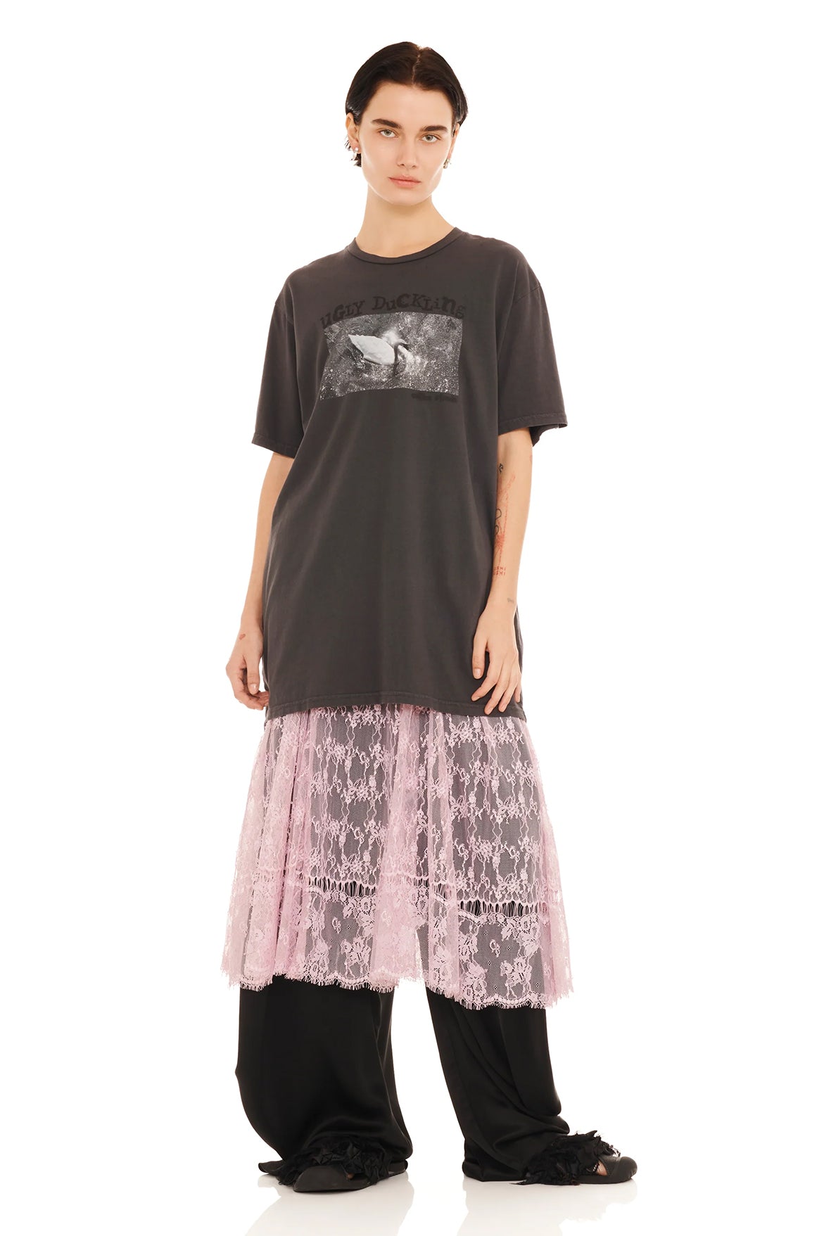 Ugly Duckling Tee - Charcoal