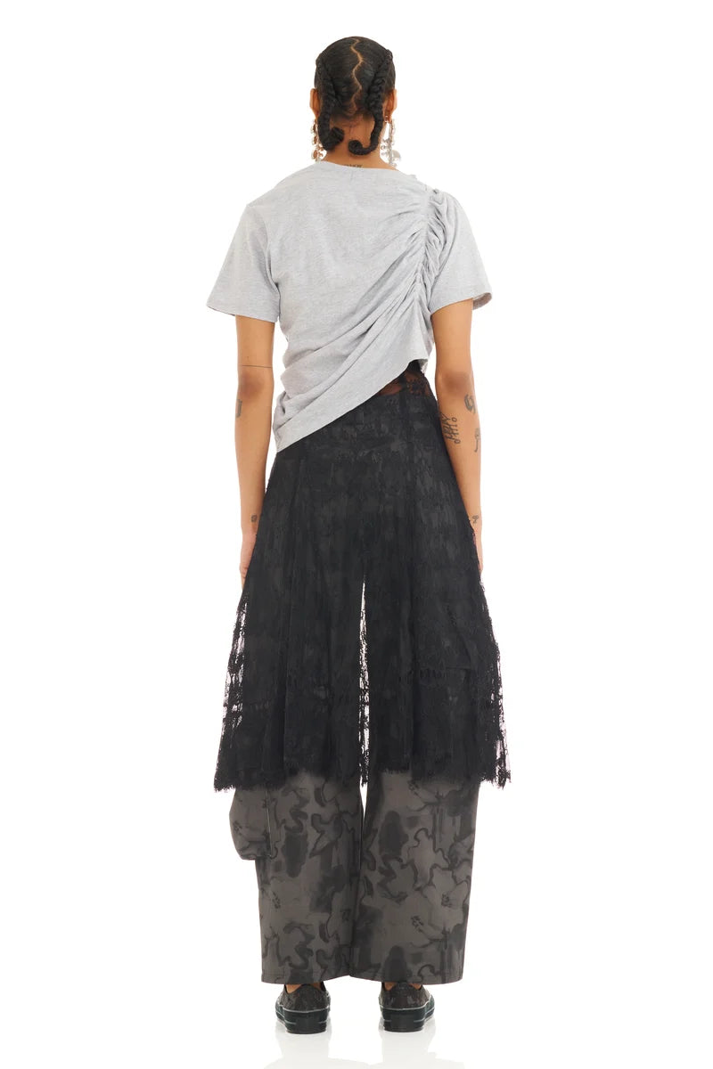 Amaryllis Duo Tee - Heather Grey
