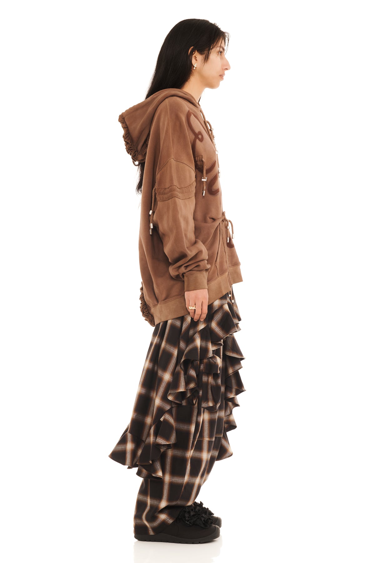 Mohawk Burst Hoodie - Earth Flower