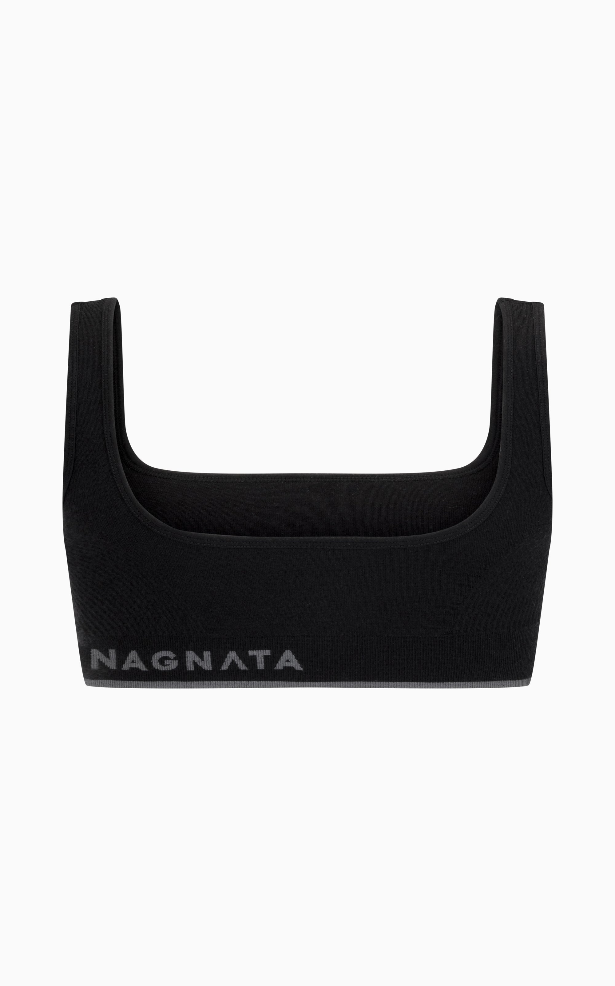 NAGNATA Classic Wool Bralet - Black