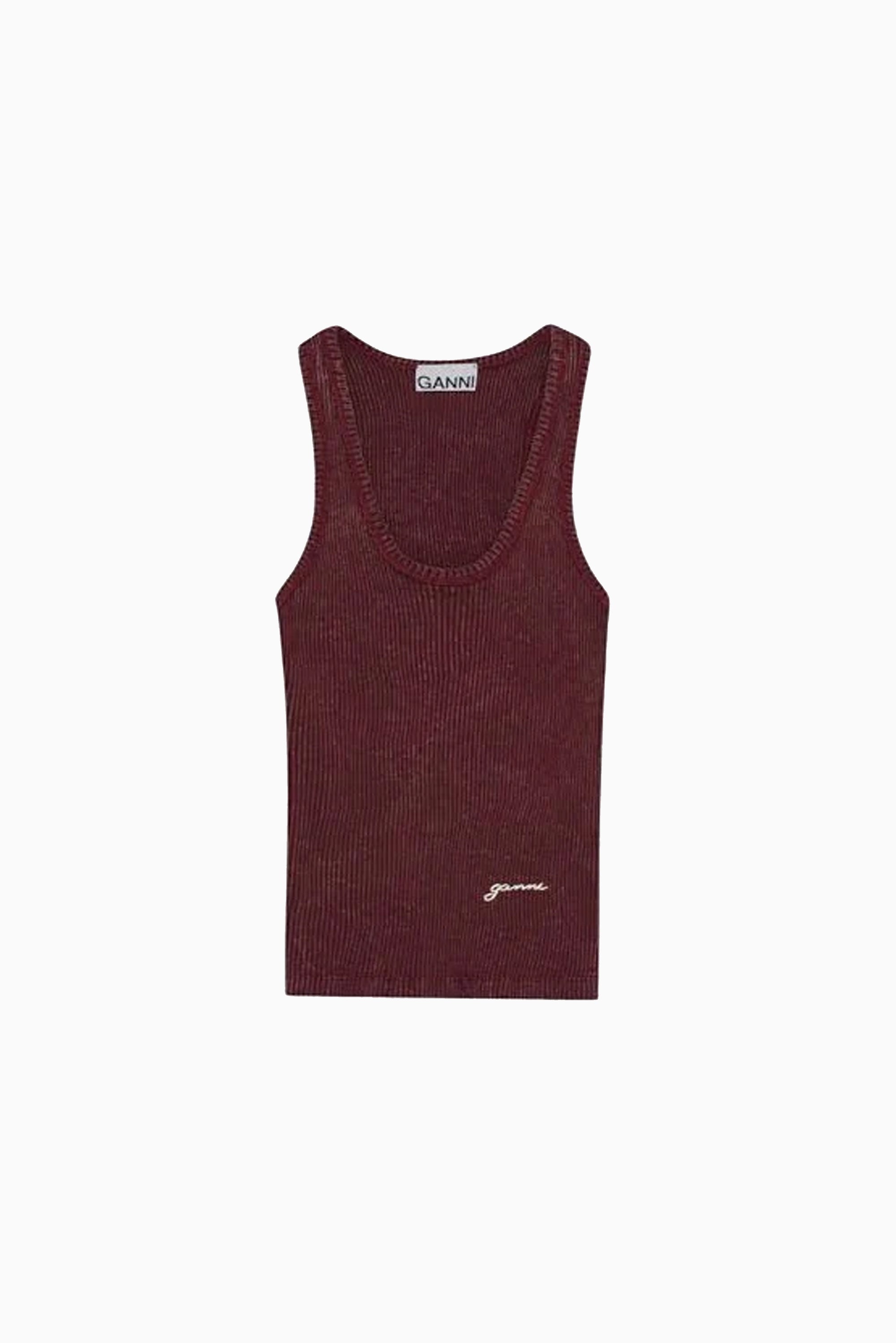 Heavy Rib Jersey Tank Top - Port Royale