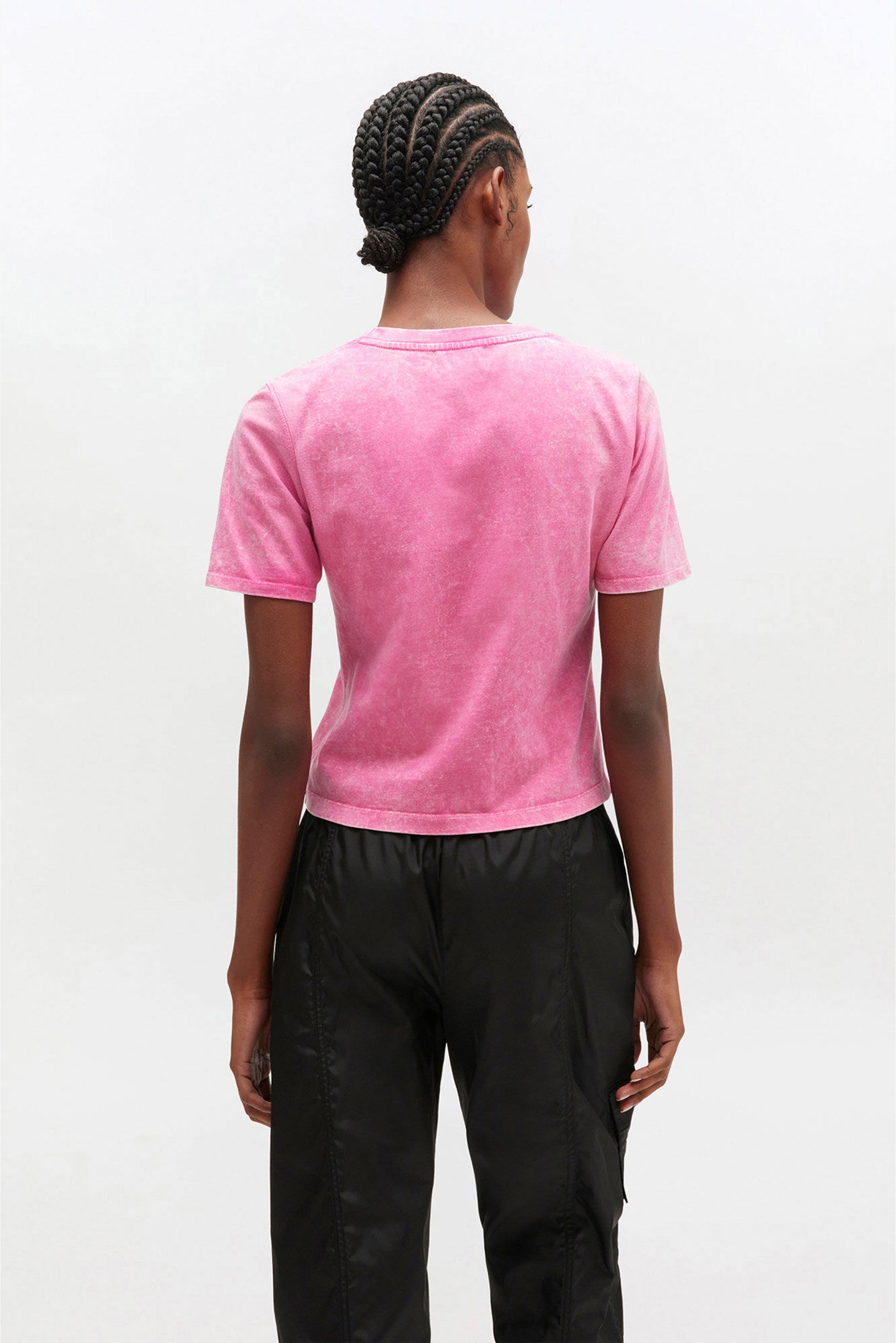 GANNI Heavy Cotton Heart T.Shirt - Hot Pink