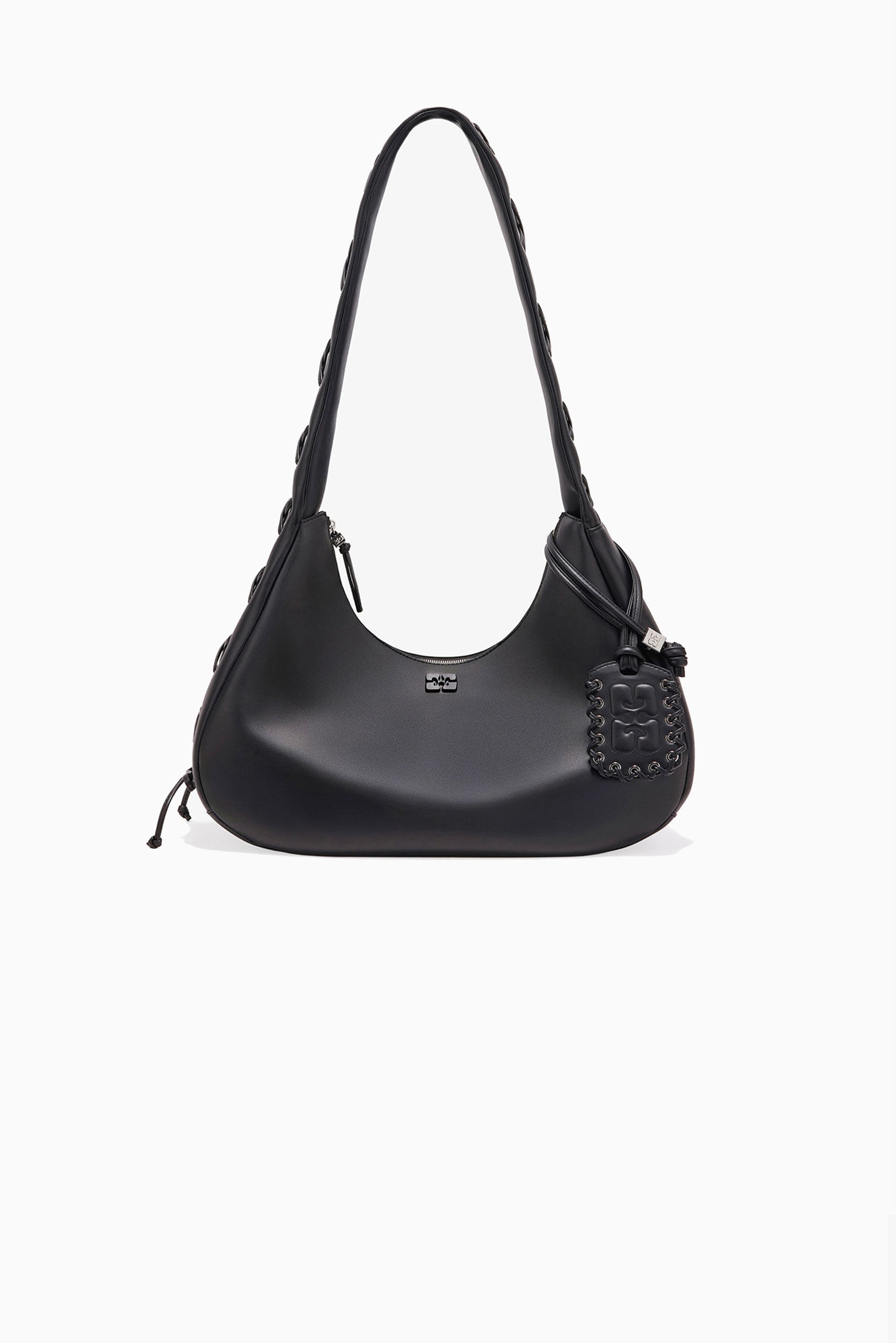GANNI Hobo Medium Lace - Black