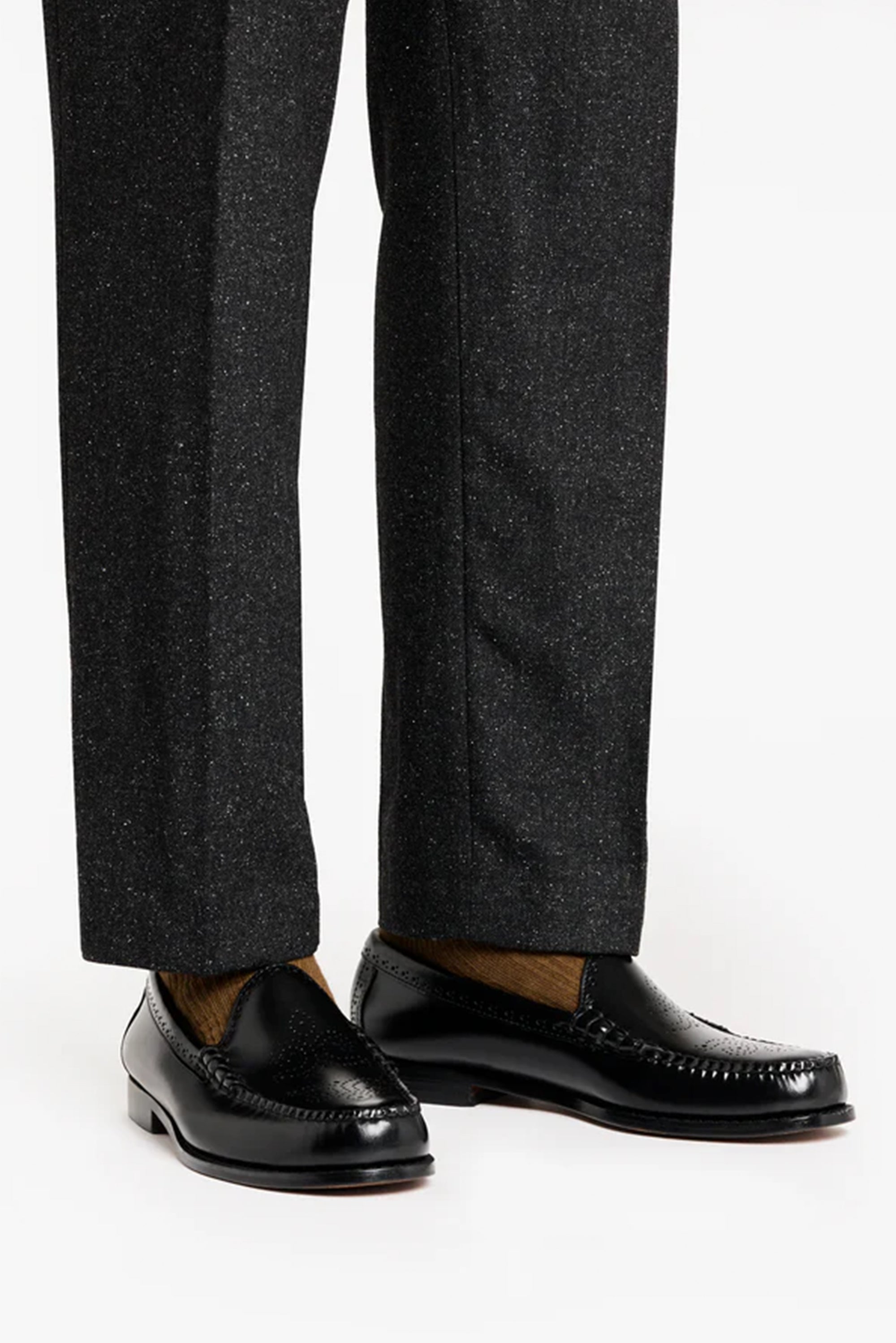 G.H BASS Venetian Brogue - Black