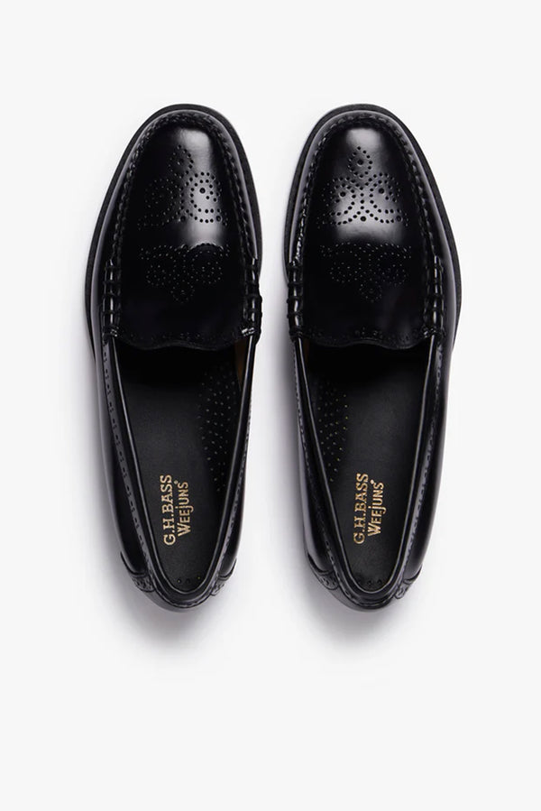 G.H BASS Venetian Brogue - Black