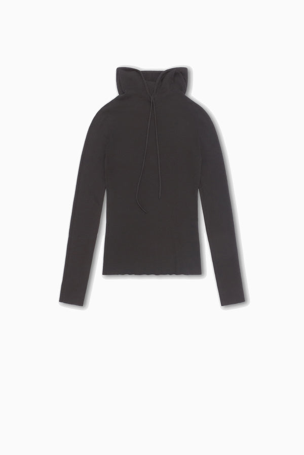 HELIOT EMIL Photolysis Knit Hoodie - Black