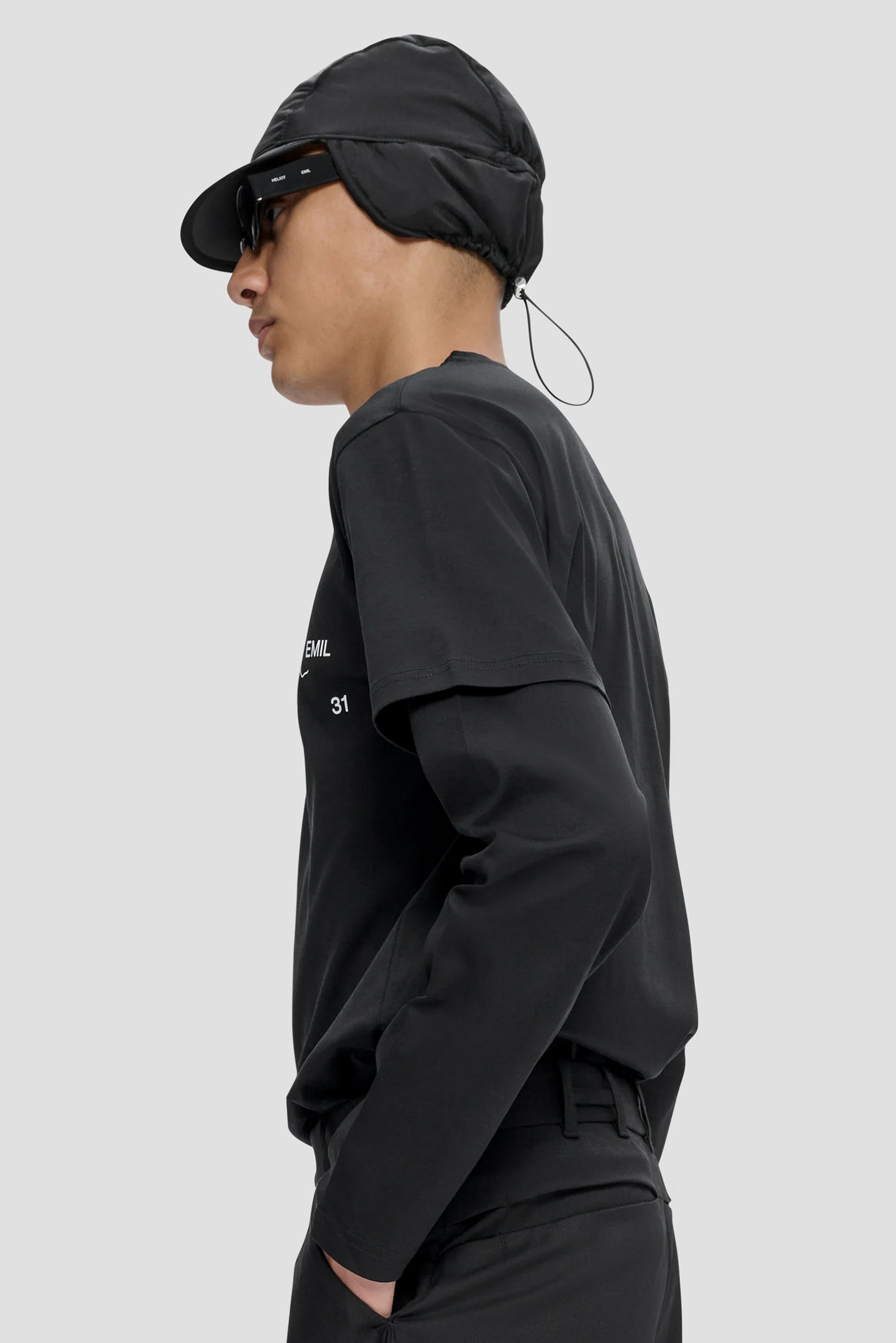 HELIOT EMIL Ophitic Hat - Black