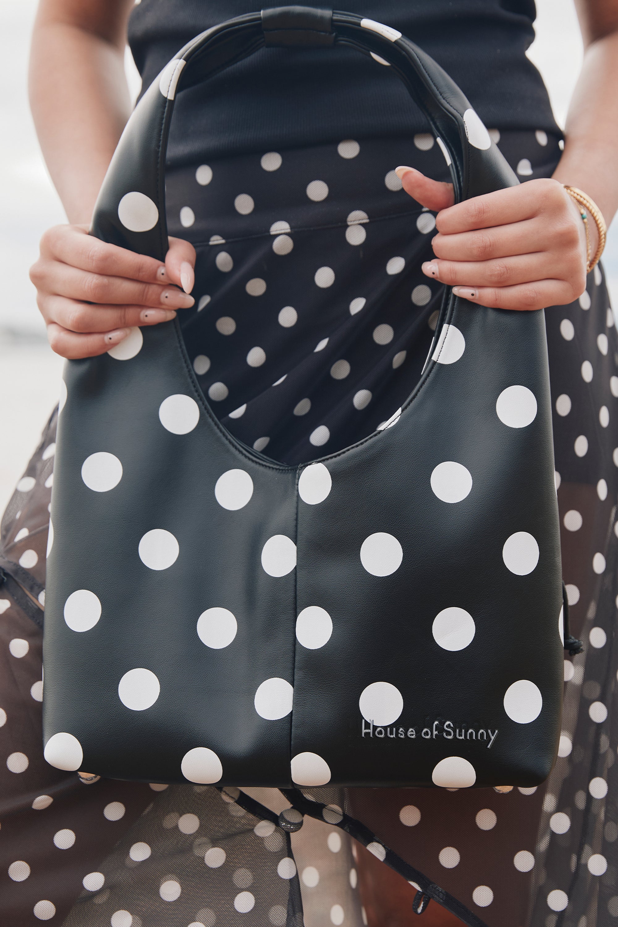 HOUSE OF SUNNY Polka Dot Sling Bag - Multi
