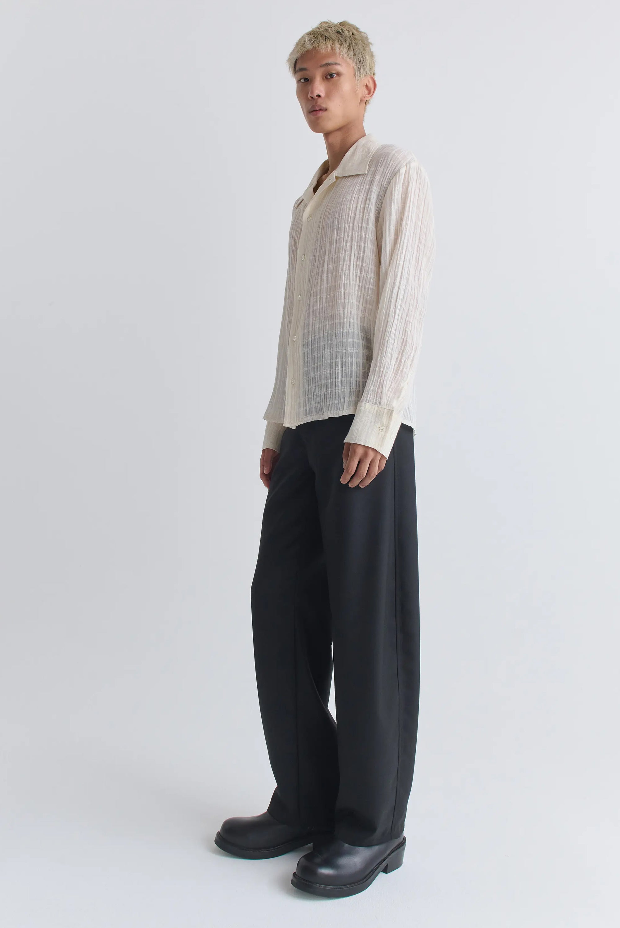 Ignacio Shirt - Cloud White Check
