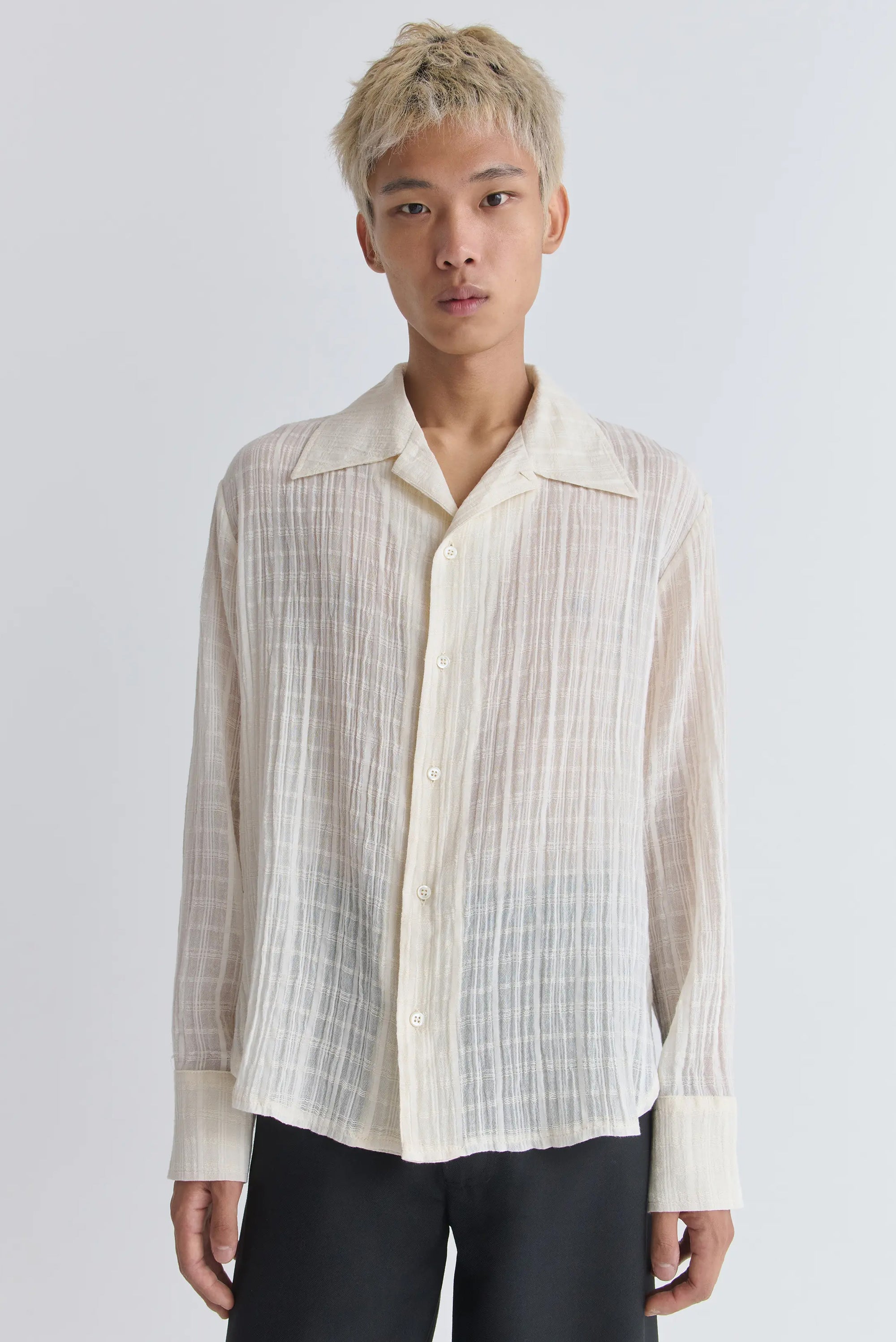 Ignacio Shirt - Cloud White Check