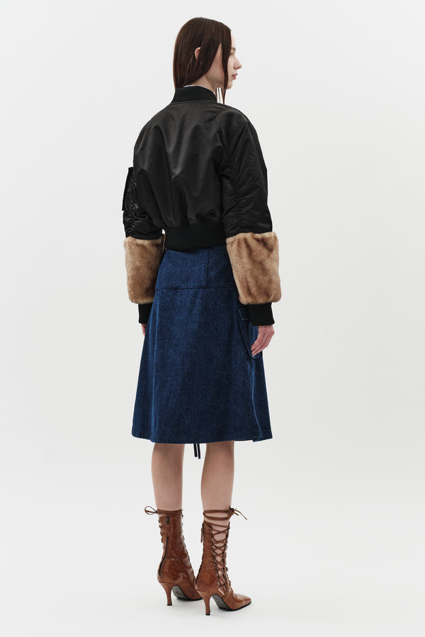 JAKKE Jenki Bomber Jacket - Black