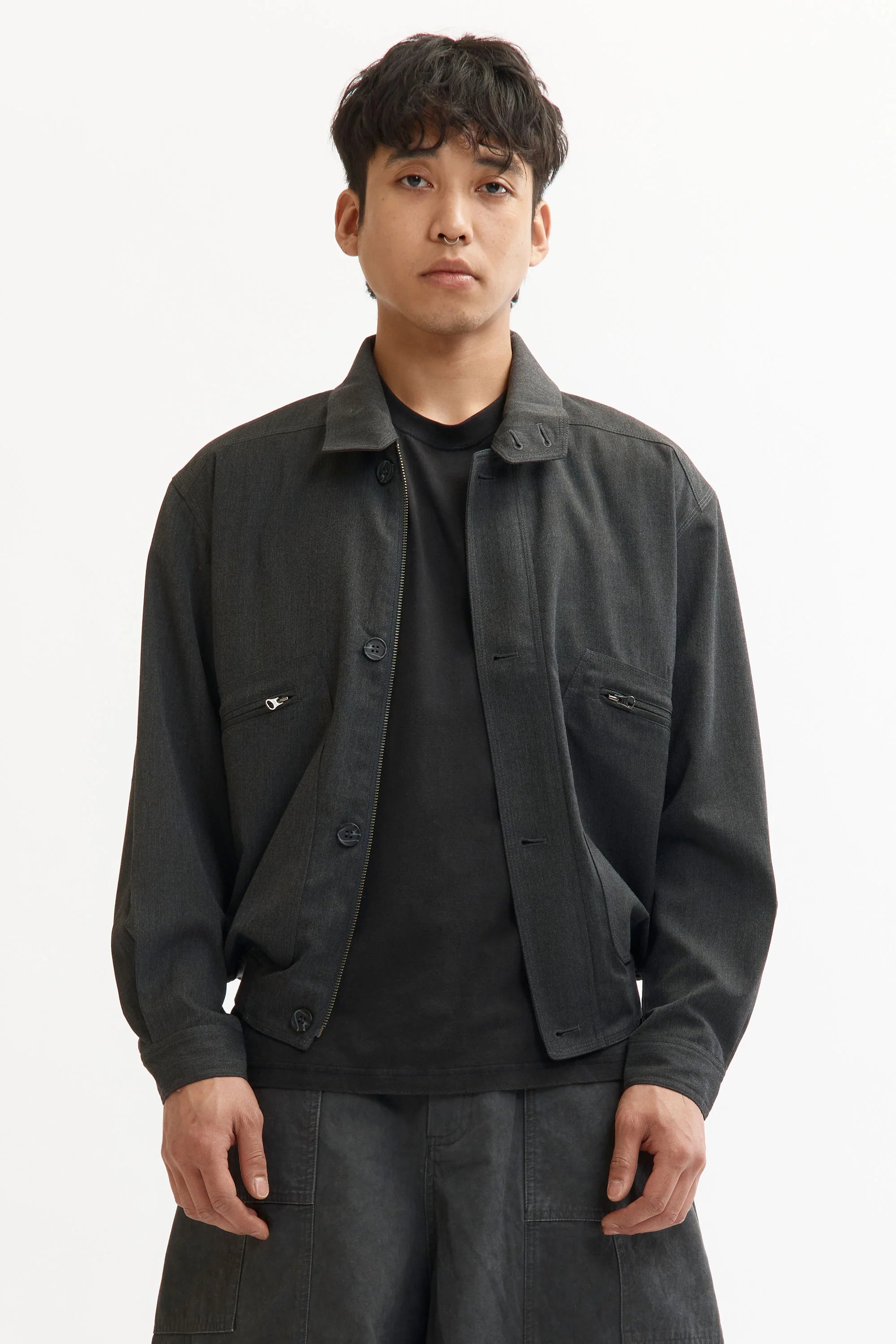 Leguin Twill Jacket - Charcoal