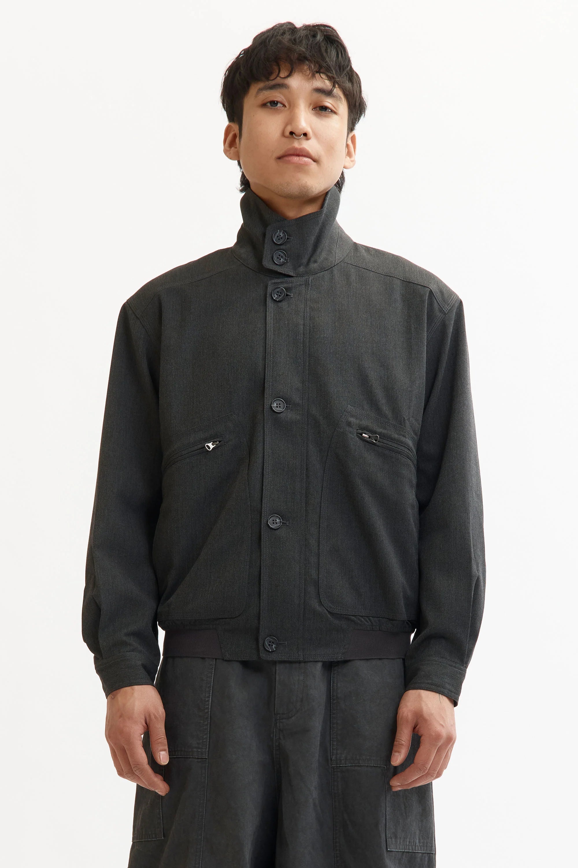 Leguin Twill Jacket - Charcoal