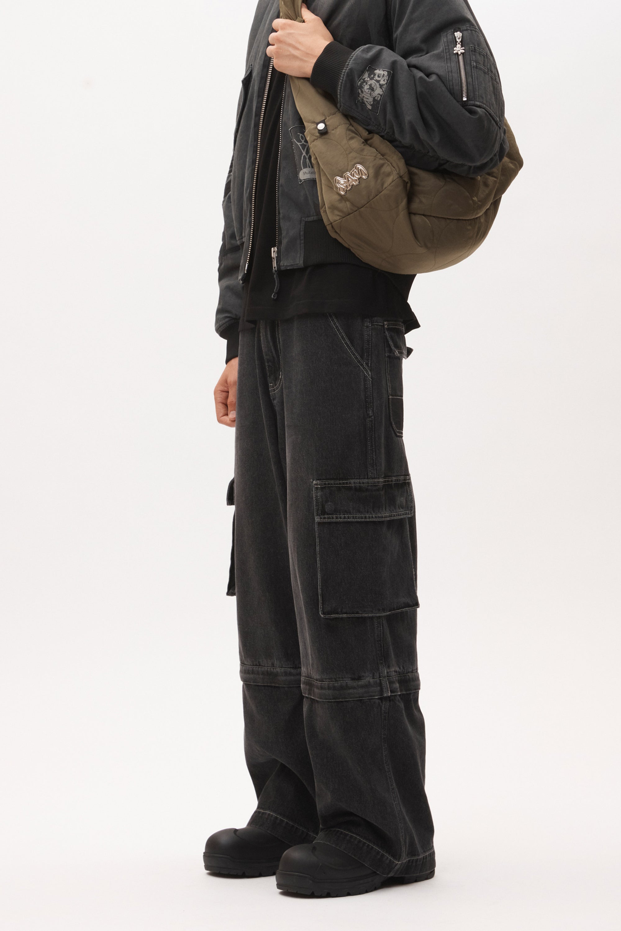 P.A.M. Ratchet Wide Leg Jeans