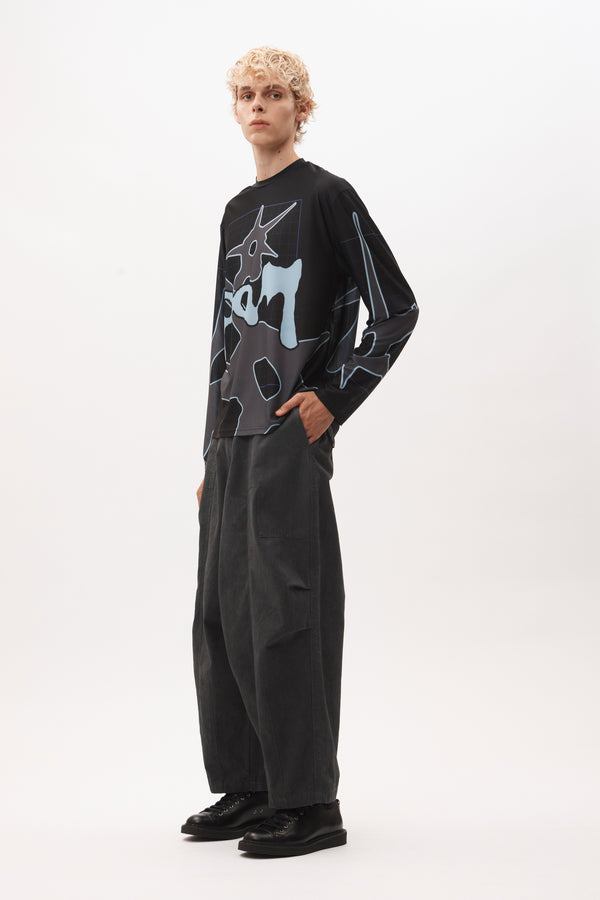 P.A.M. Clear Sighted MTB Mesh LS Top - Black