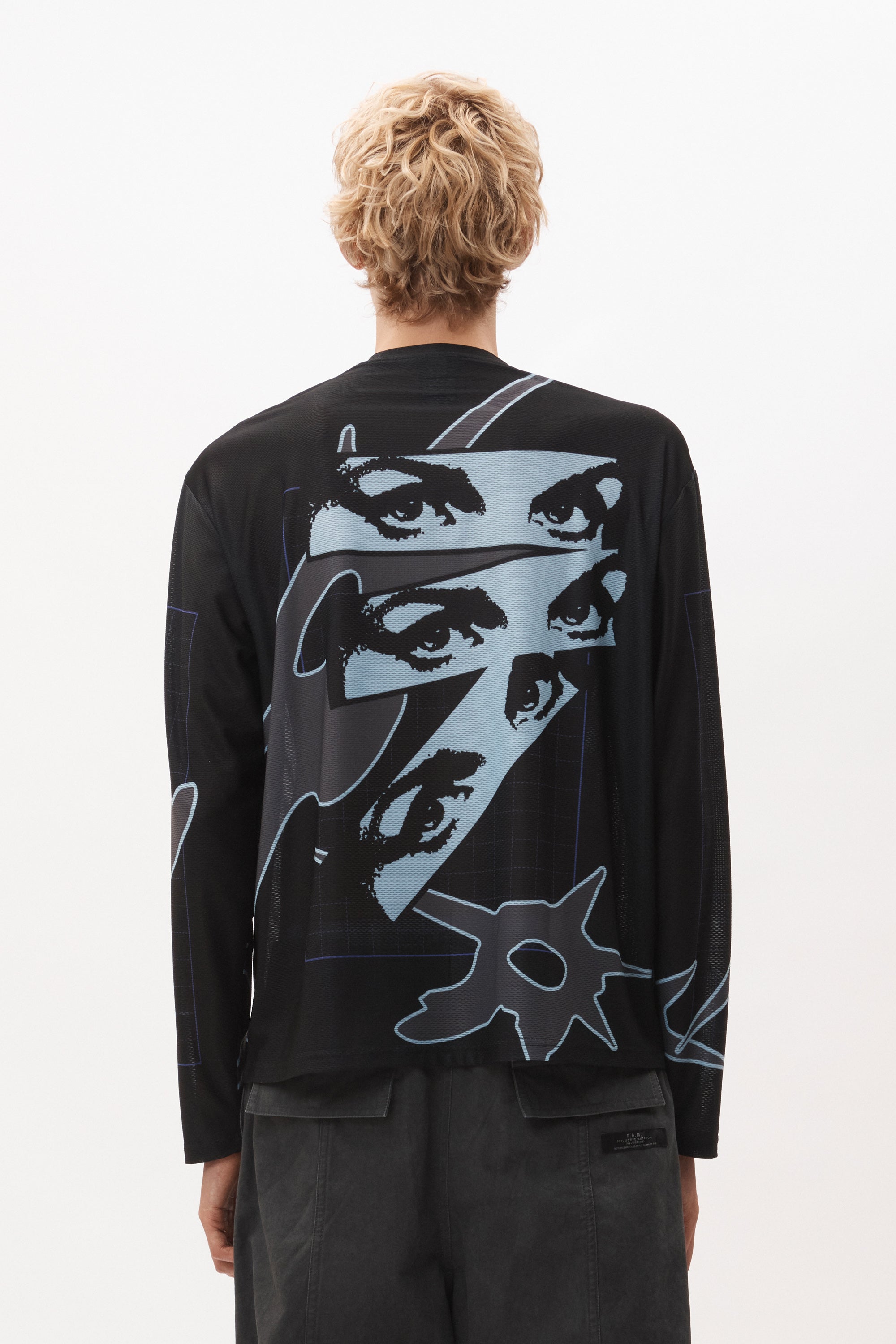 P.A.M. Clear Sighted MTB Mesh LS Top - Black