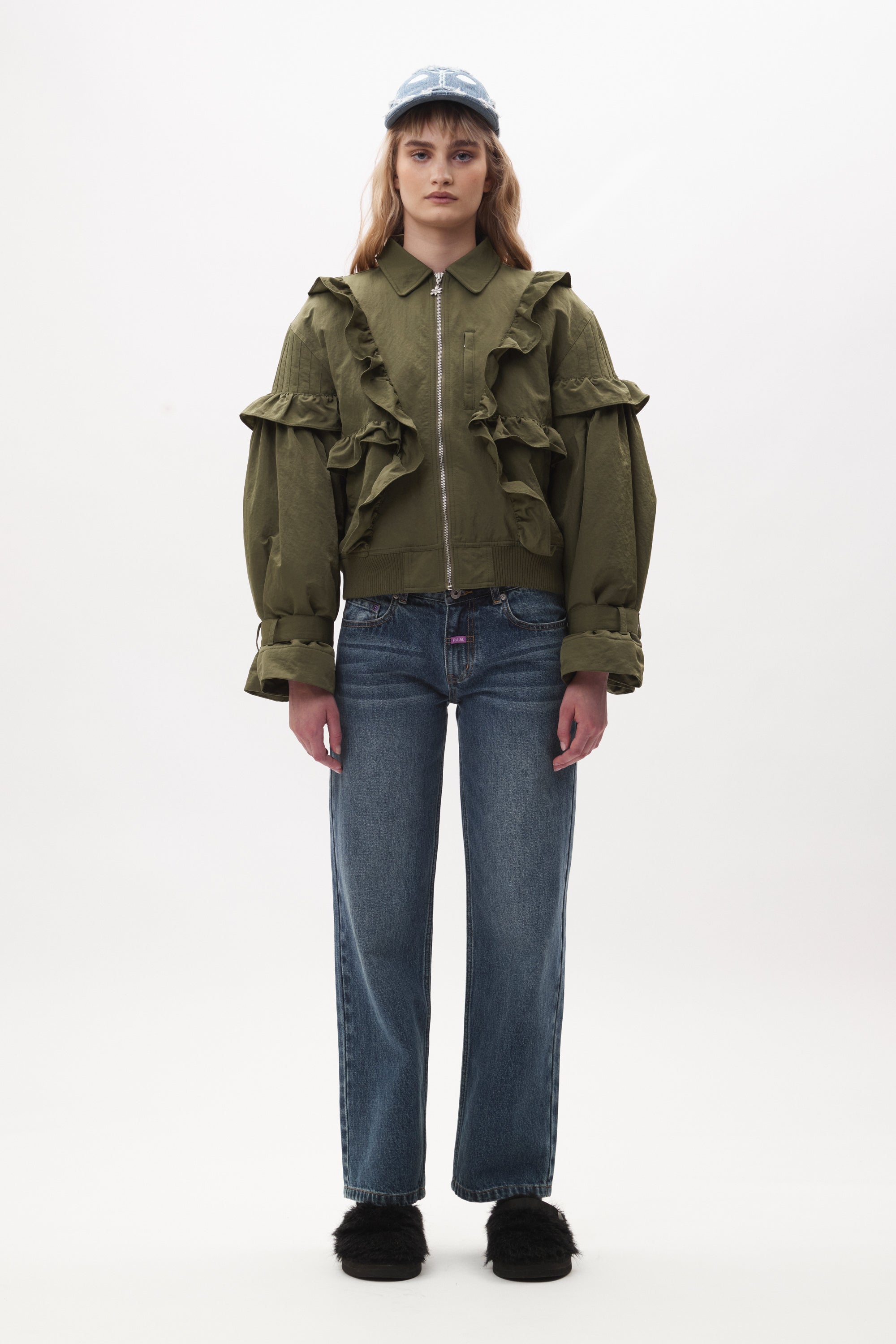 P.A.M. Thistle Frill Bomberm - Olive