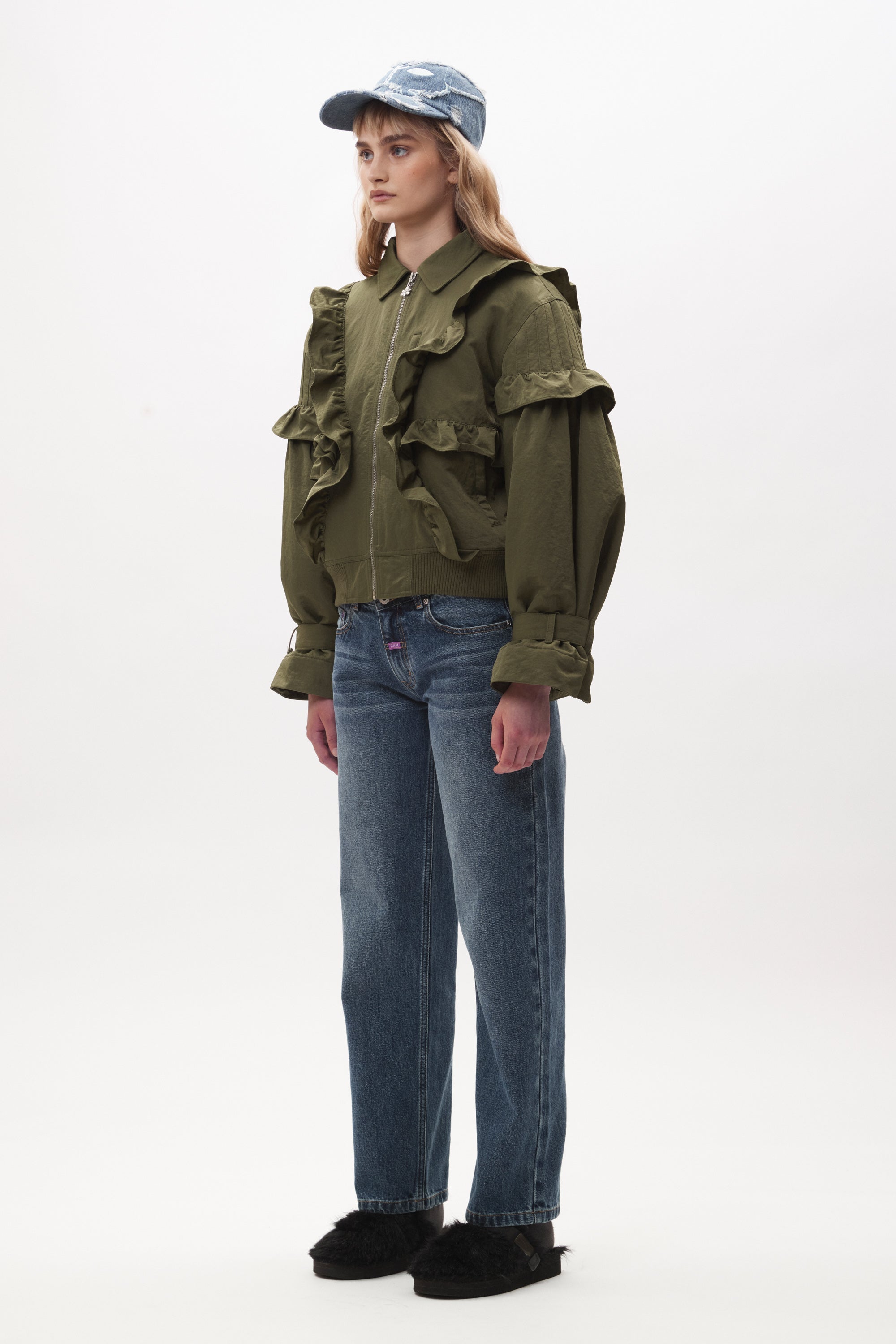 P.A.M. Thistle Frill Bomberm - Olive