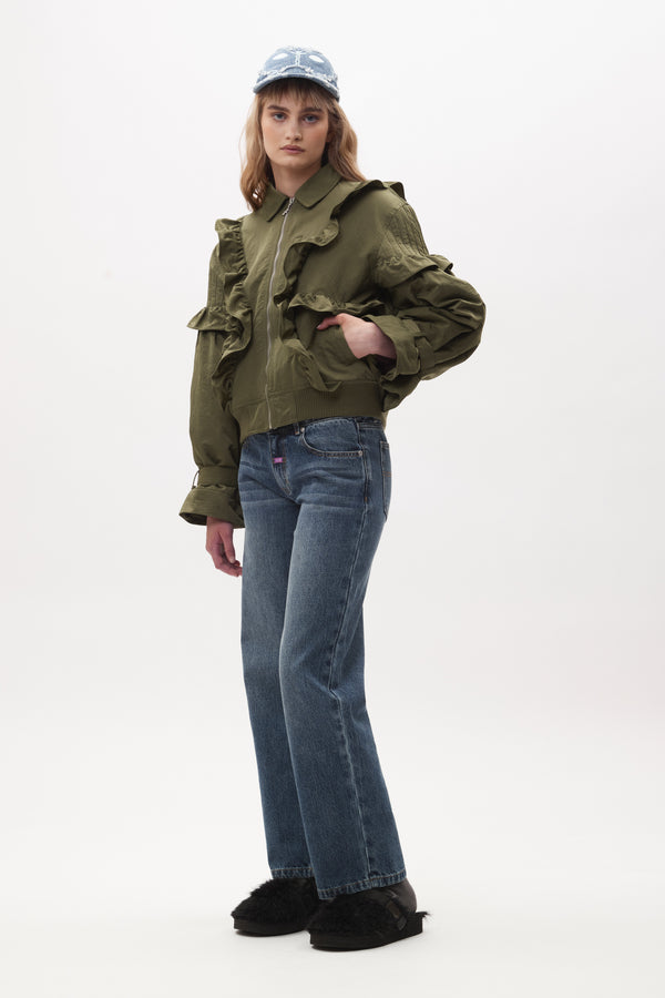 P.A.M. Thistle Frill Bomberm - Olive