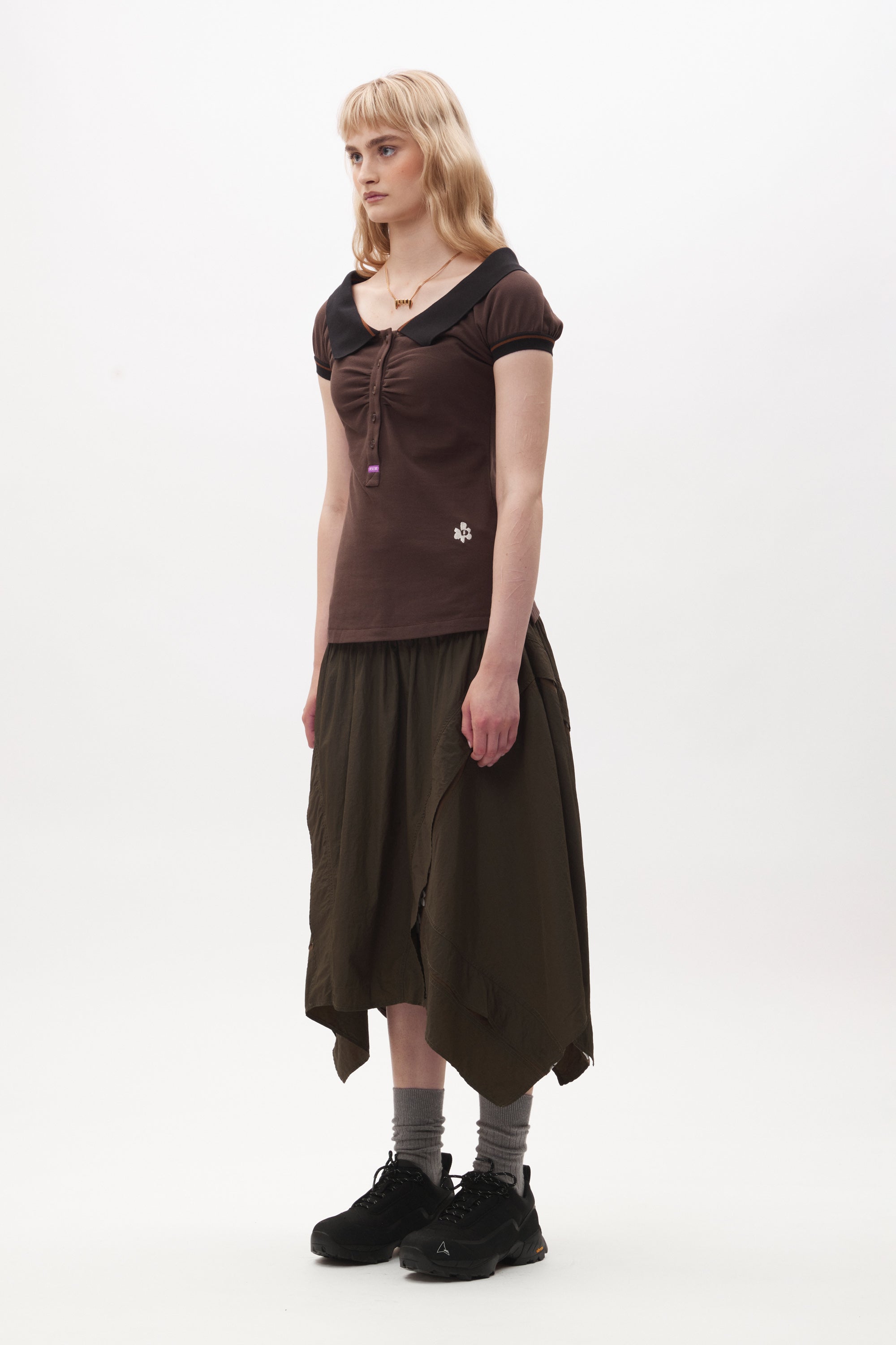 P.A.M. Edge of Time Dropwaist Skirt - Khaki