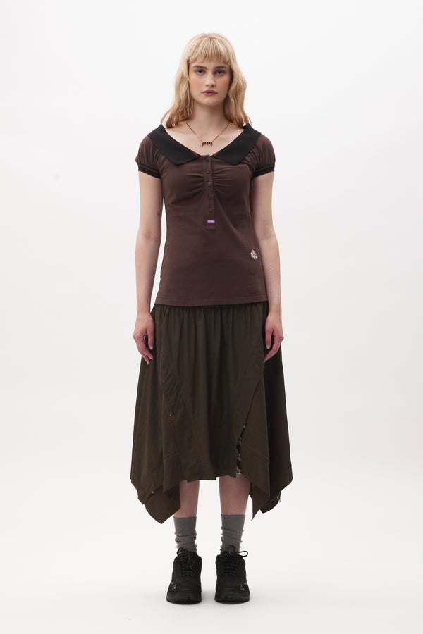 P.A.M. Edge of Time Dropwaist Skirt - Khaki