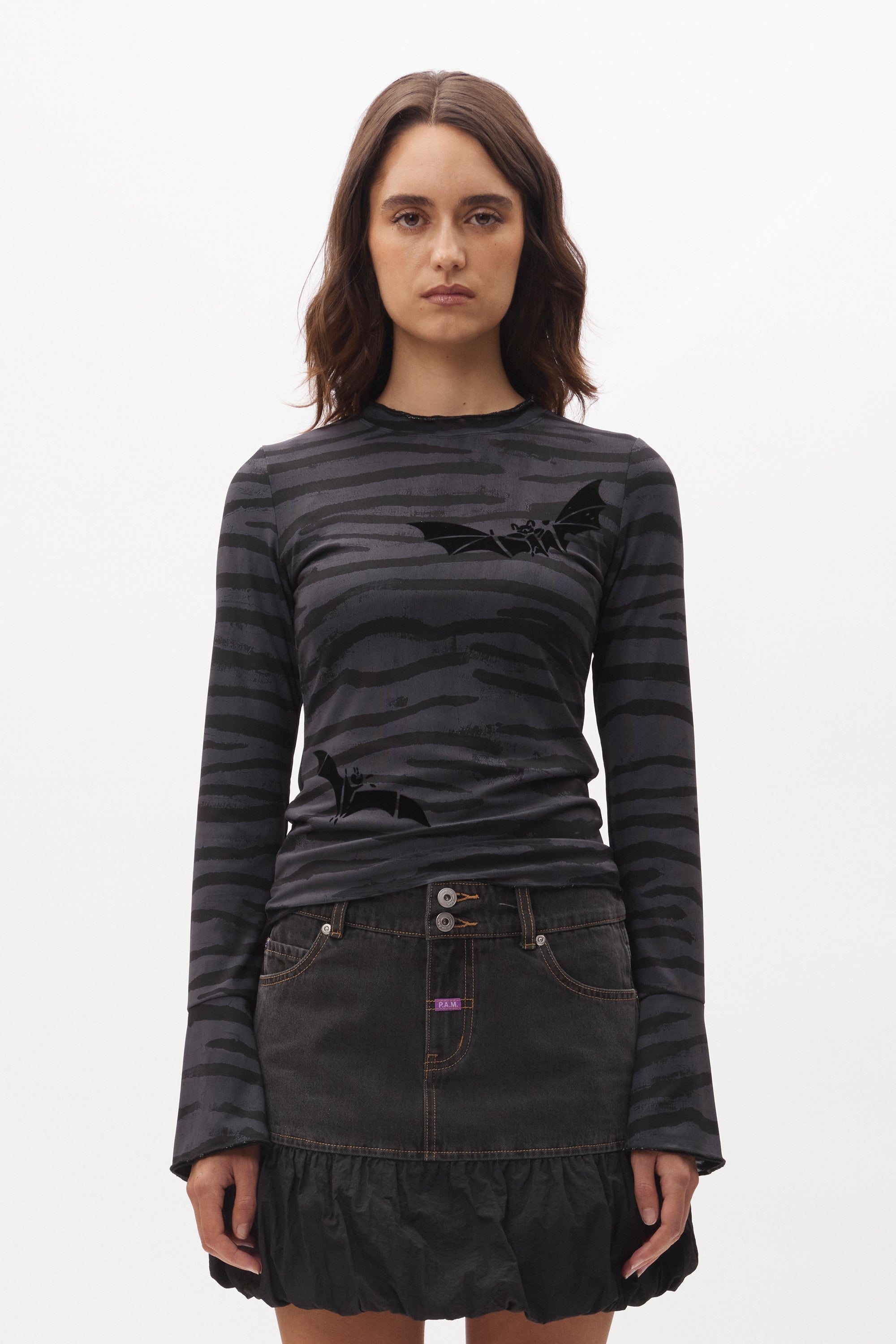 P.A.M. Ursula K Denim Bubble Skirt