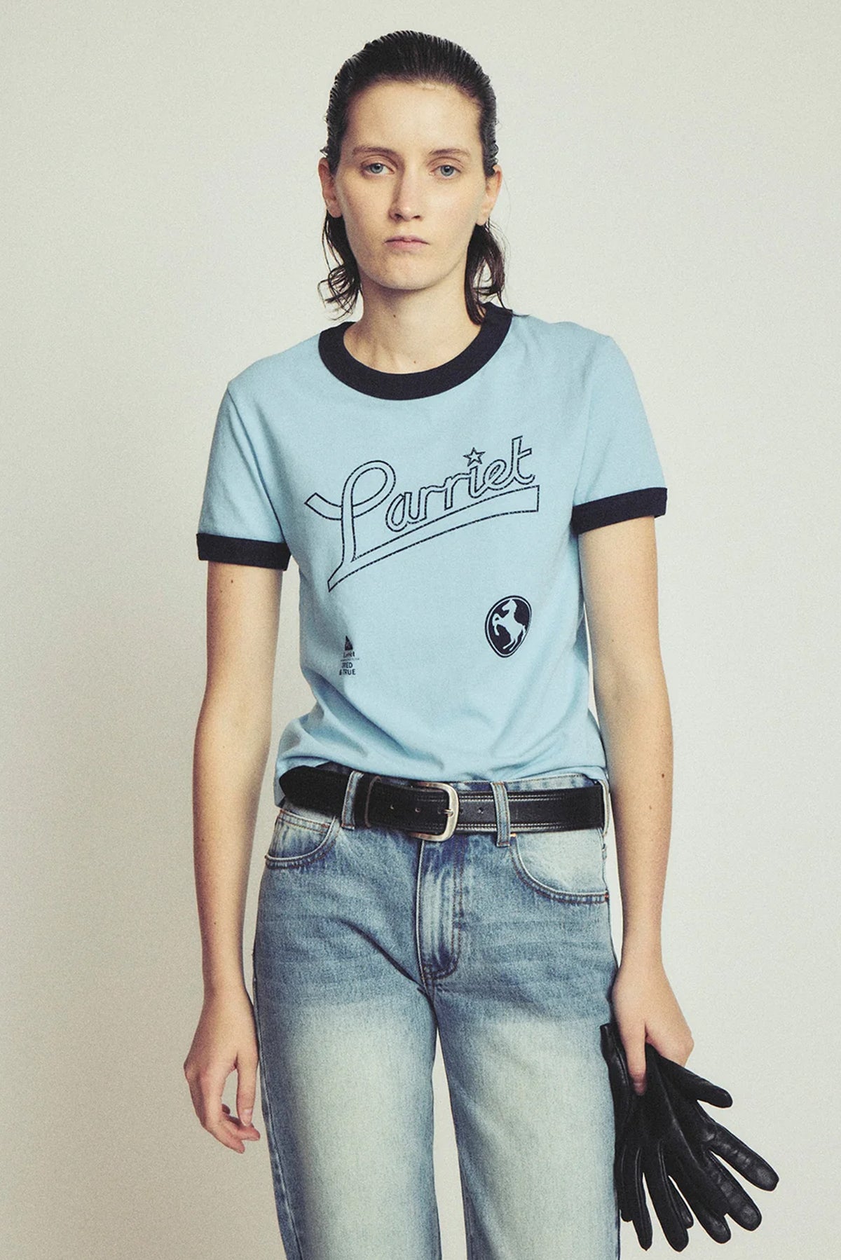 Wmns Tried & True Tee - Light Blue