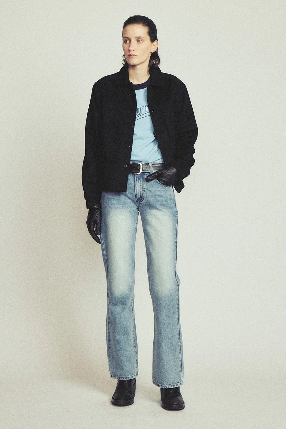 Wmns Tried & True Tee - Light Blue