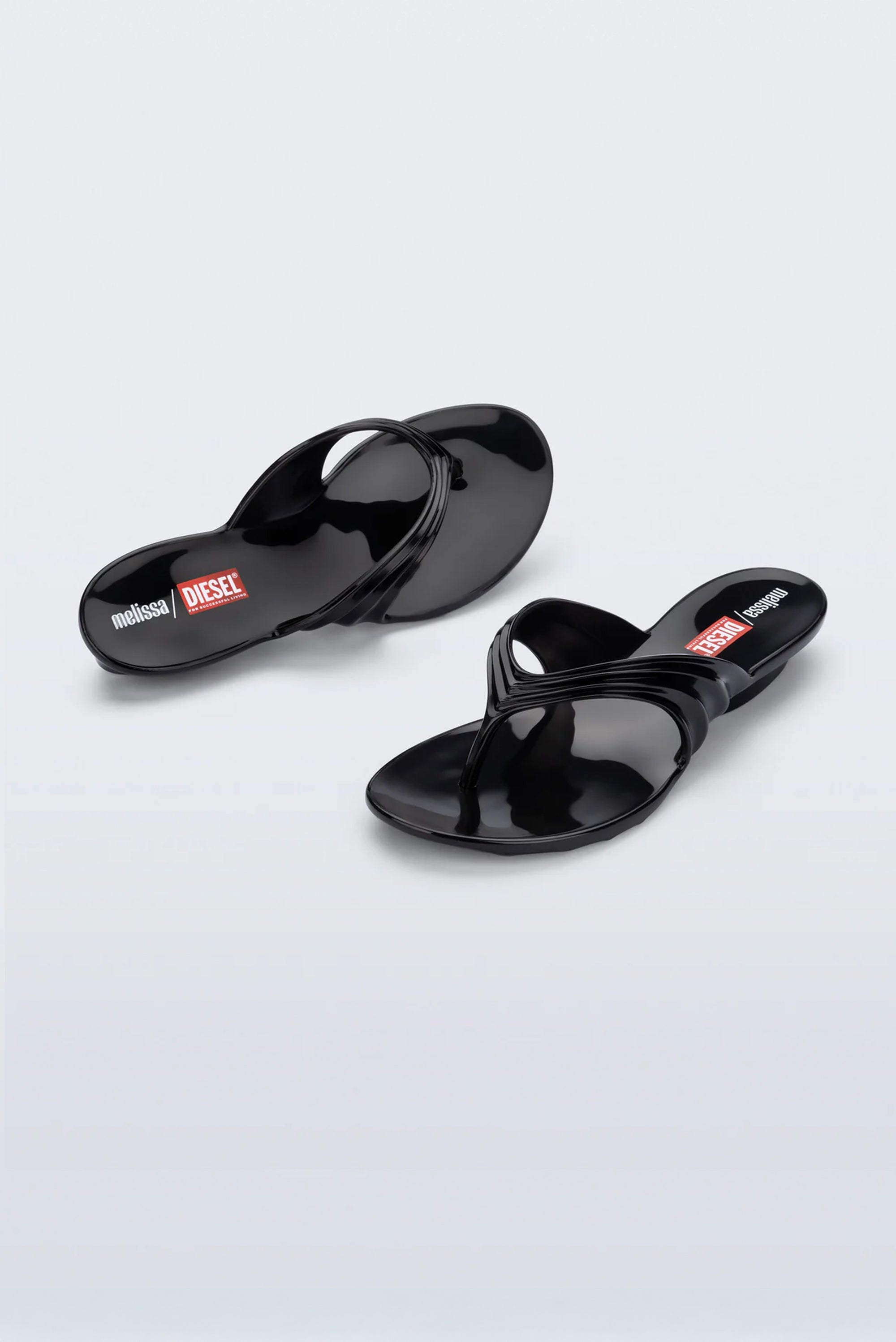 DIESEL X MELISSA Quantum Flip Flop - Black