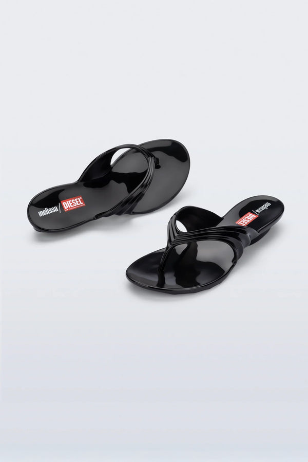 DIESEL X MELISSA Quantum Flip Flop - Black