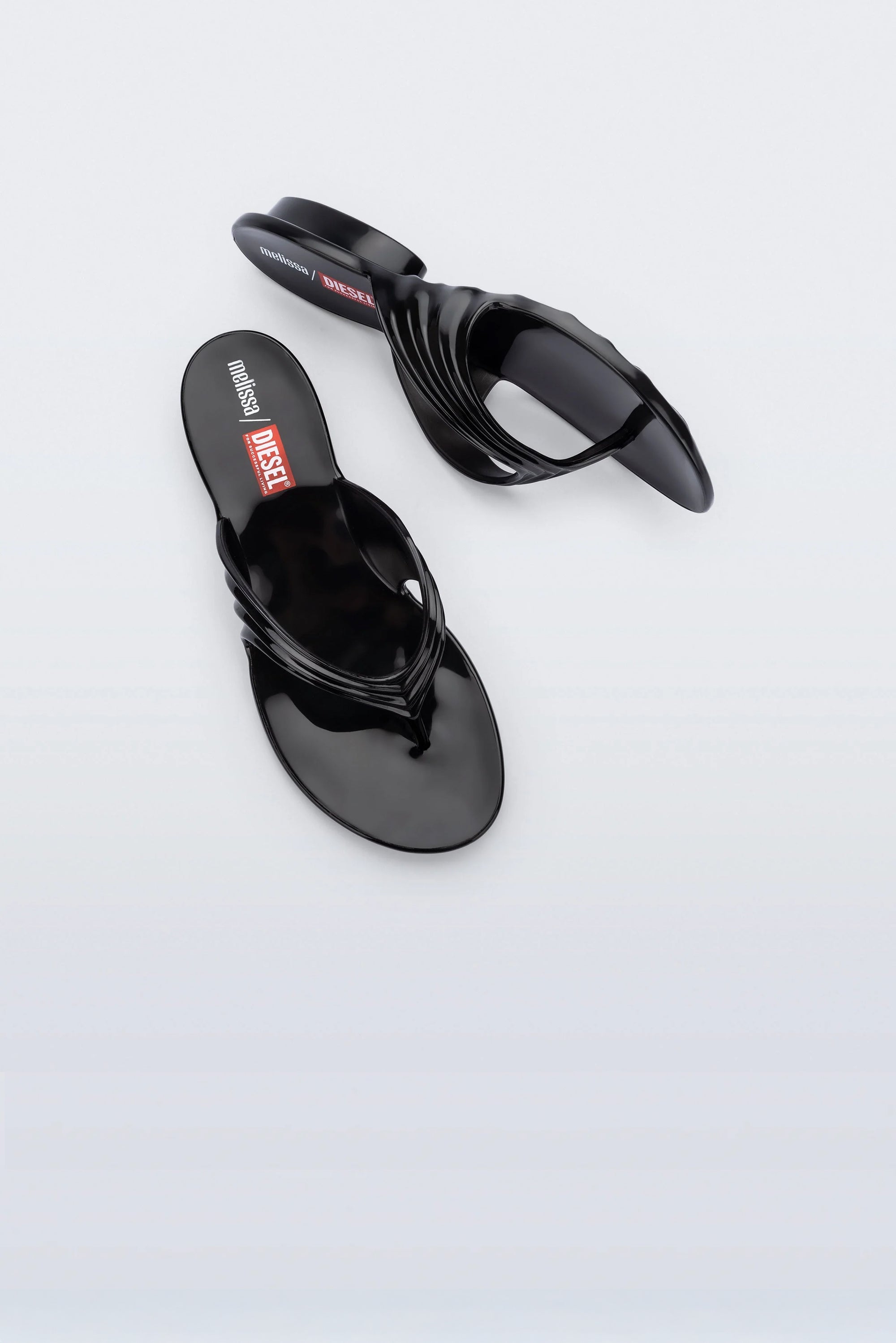 DIESEL X MELISSA Quantum Flip Flop - Black