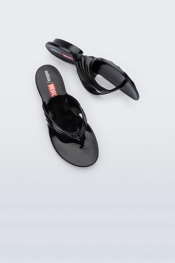 DIESEL X MELISSA Quantum Flip Flop - Black