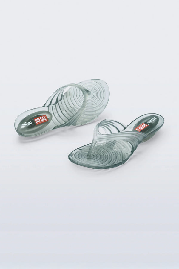 DIESEL X MELISSA Quantum Flip Flop - Transparent Blue