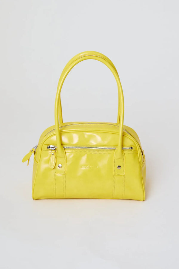 PEACHY DEN Bowler Bag Mini - Banana
