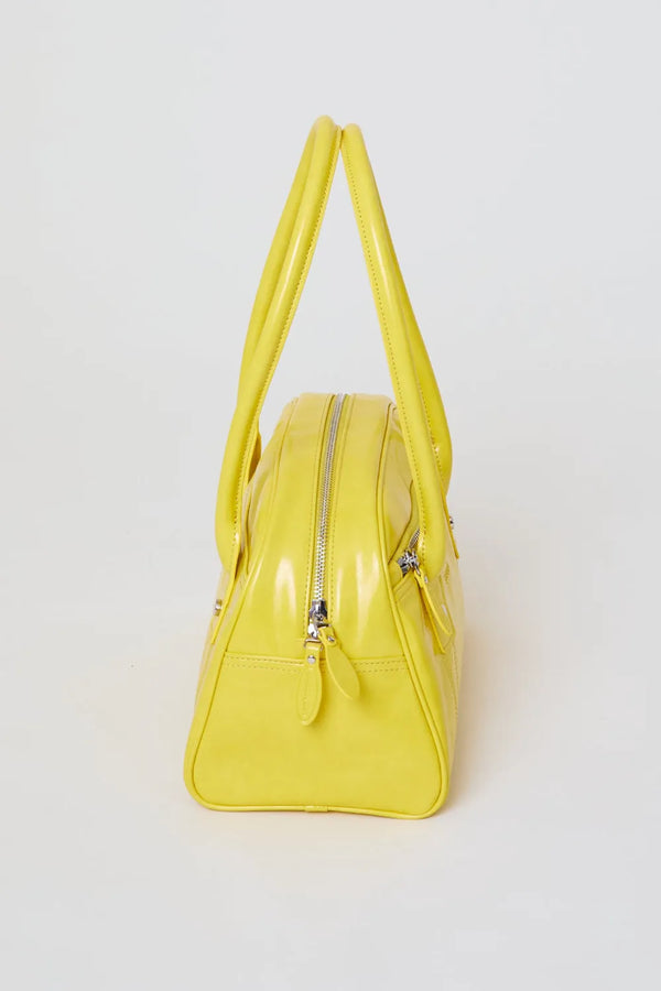 PEACHY DEN Bowler Bag Mini - Banana