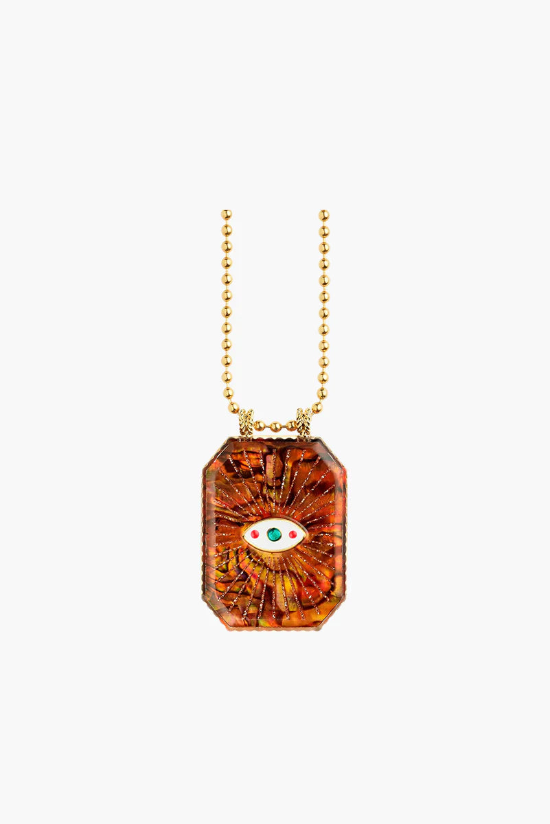 MARIE LICHTENBERG Raiz'in Scapular Mother Of Pearl Ochre - 34mm