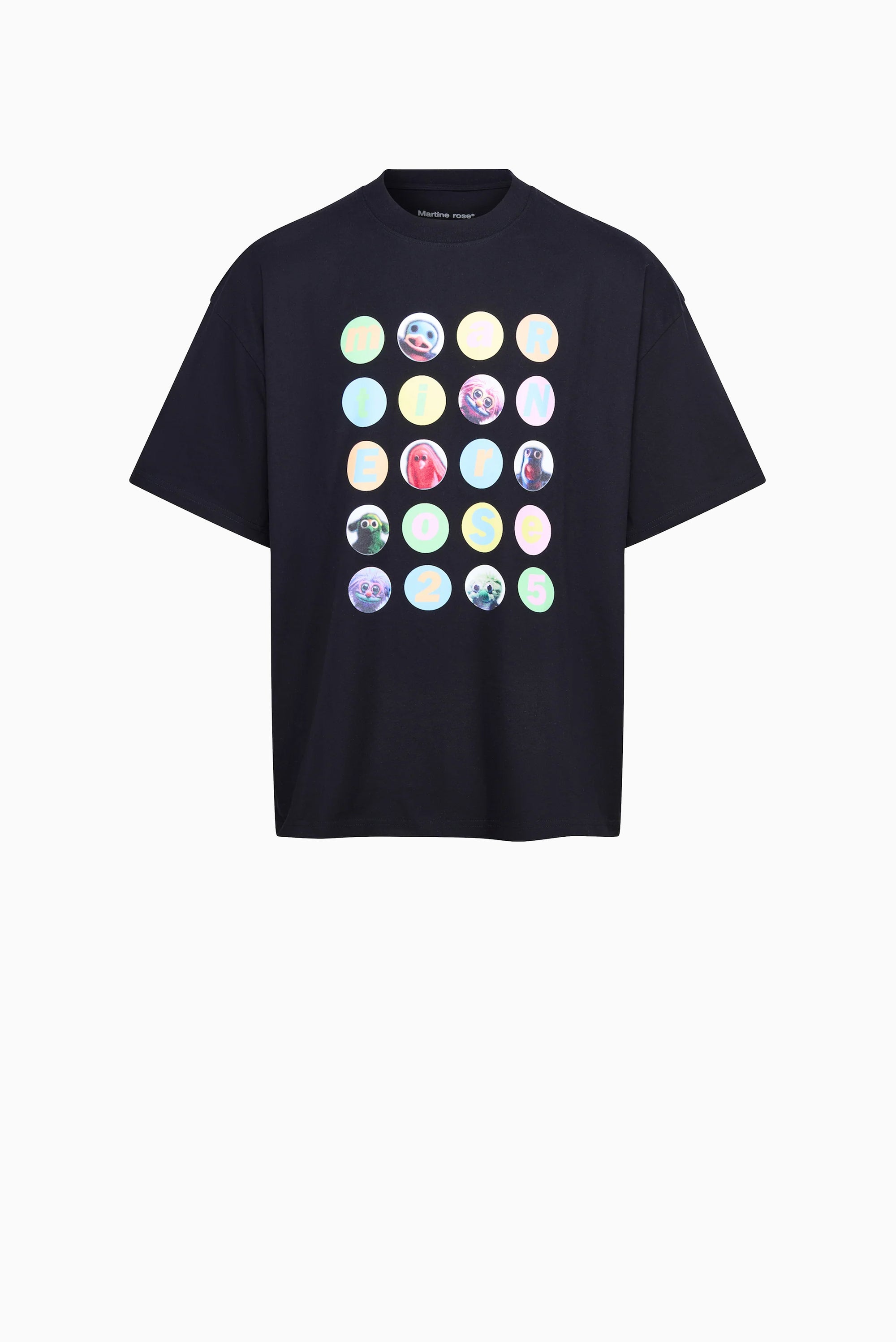 MARTINE ROSE Oversized SS T-Shirt - Black