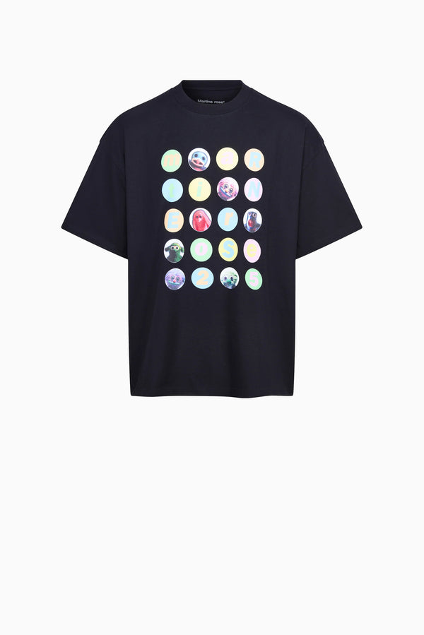 MARTINE ROSE Oversized SS T-Shirt - Black