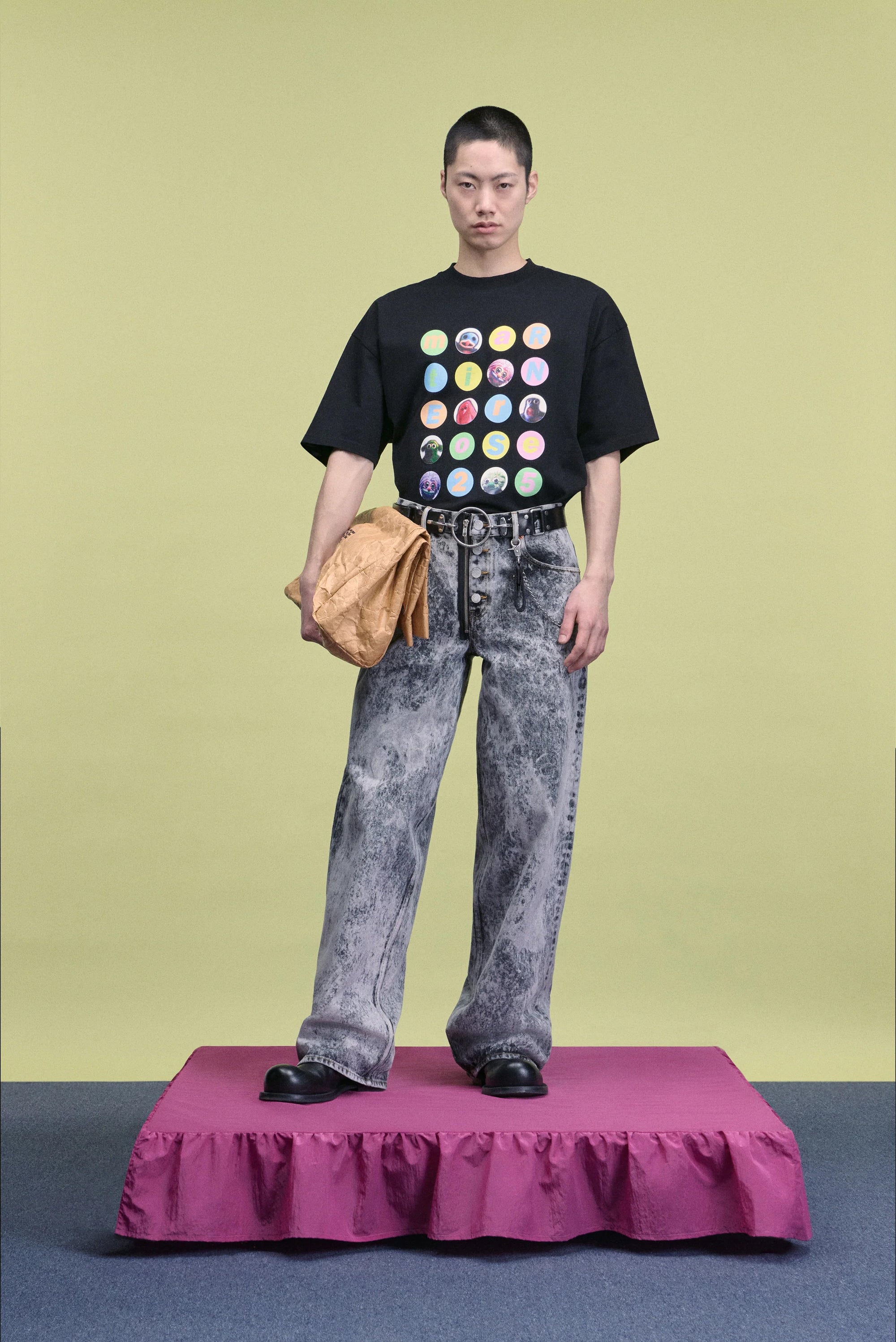 MARTINE ROSE Oversized SS T-Shirt - Black