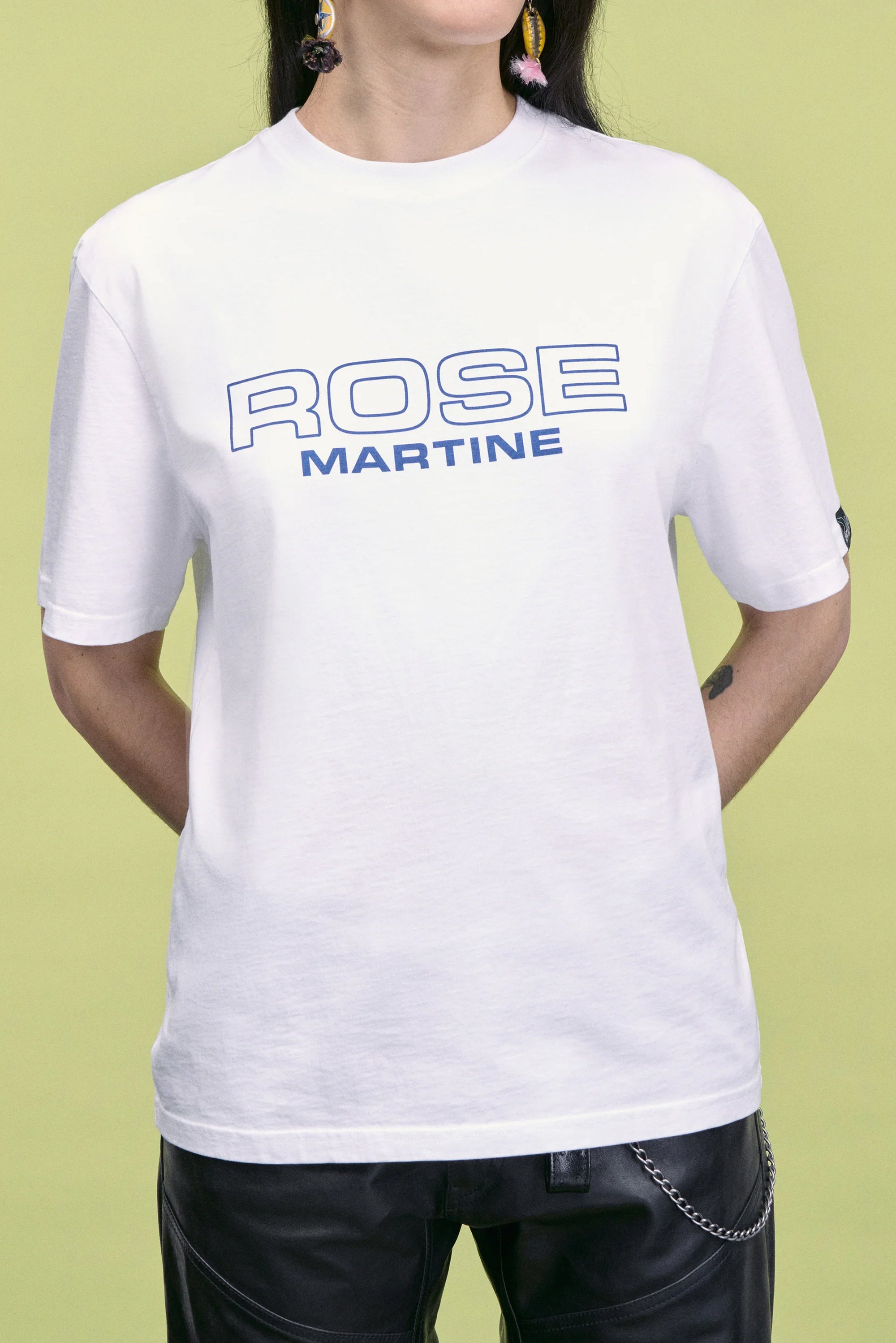 MARTINE ROSE Classic Logo T-Shirt - White