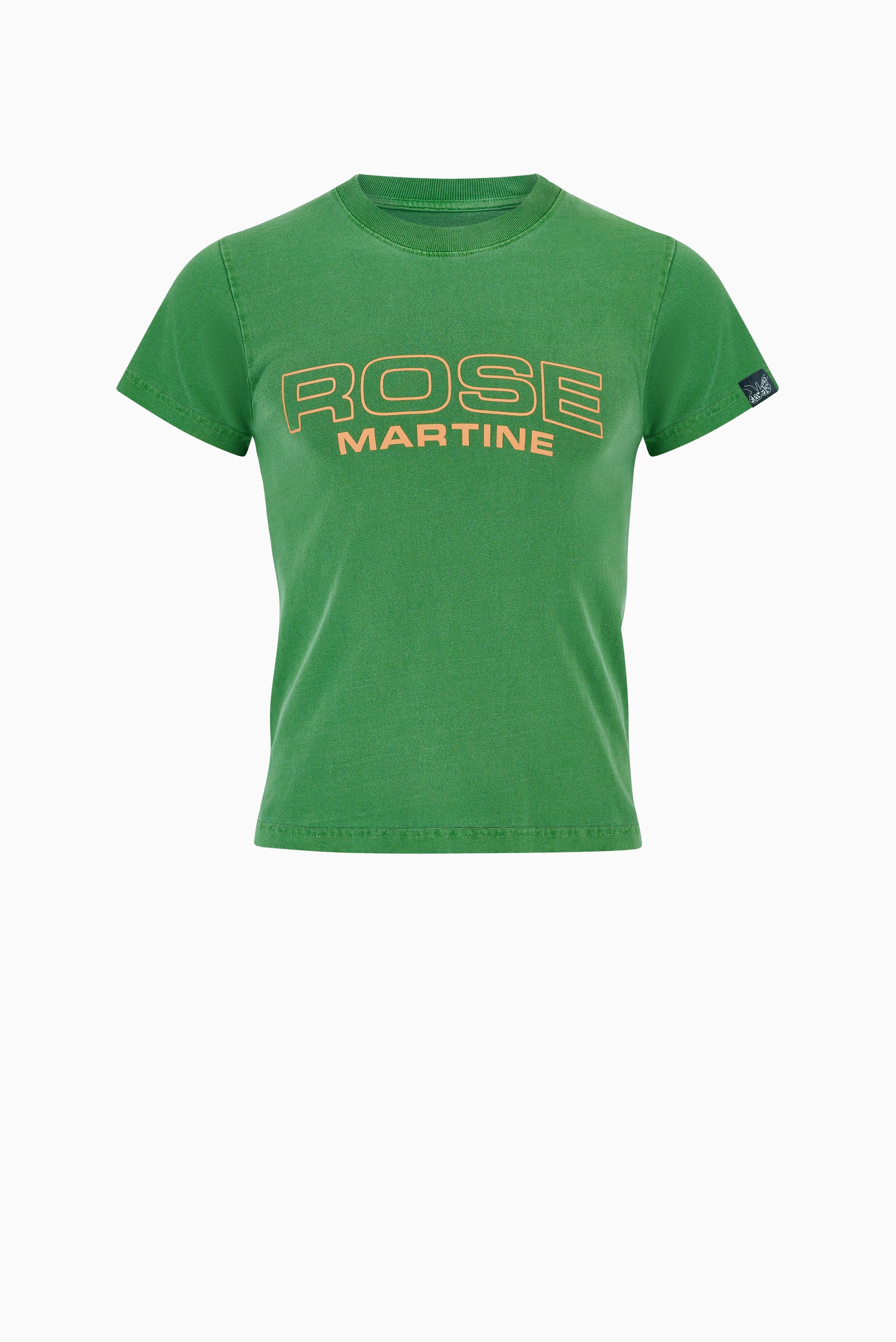 MARTINE ROSE Shrunken T-shirt - Green