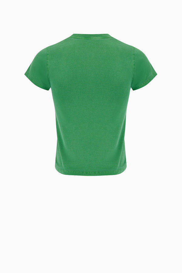MARTINE ROSE Shrunken T-shirt - Green