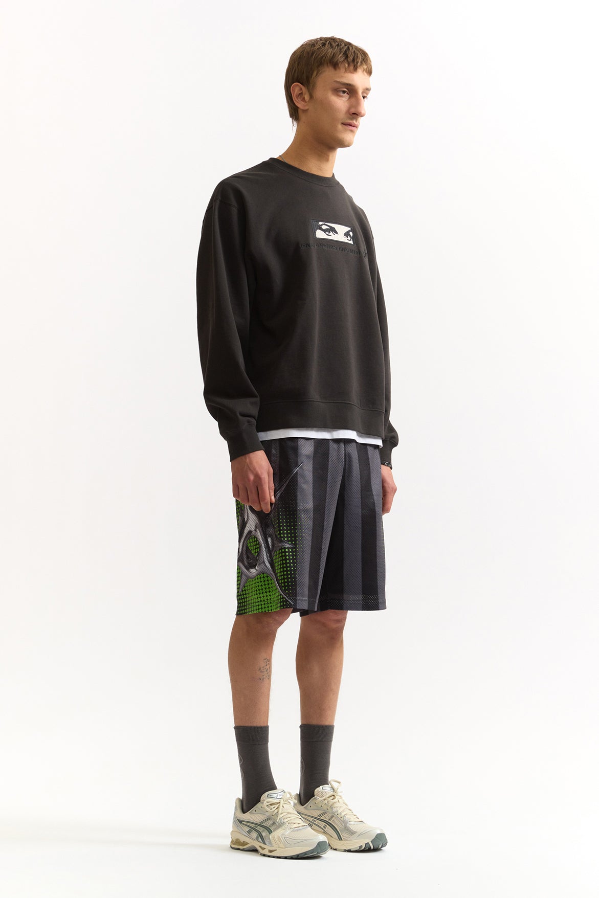 Smoke And Dreams Mesh Shorts - Sharp Green