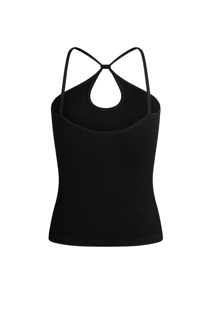 NAGNATA Surya Wool Tank - Black