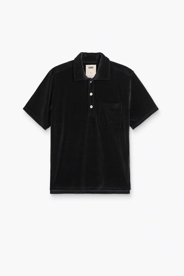OAS Nearly Black Girona Velour Shirt