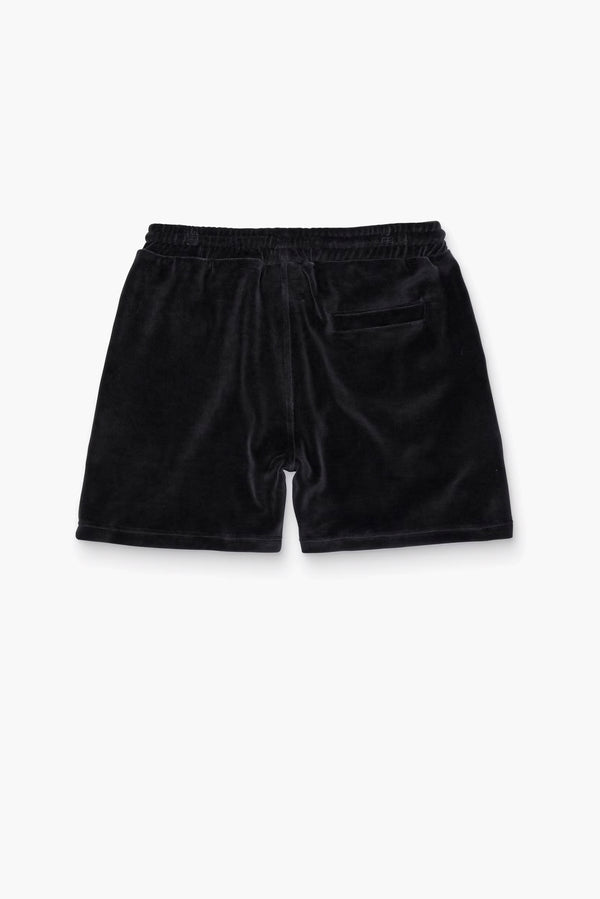 OAS Nearly Black Velour Shorts